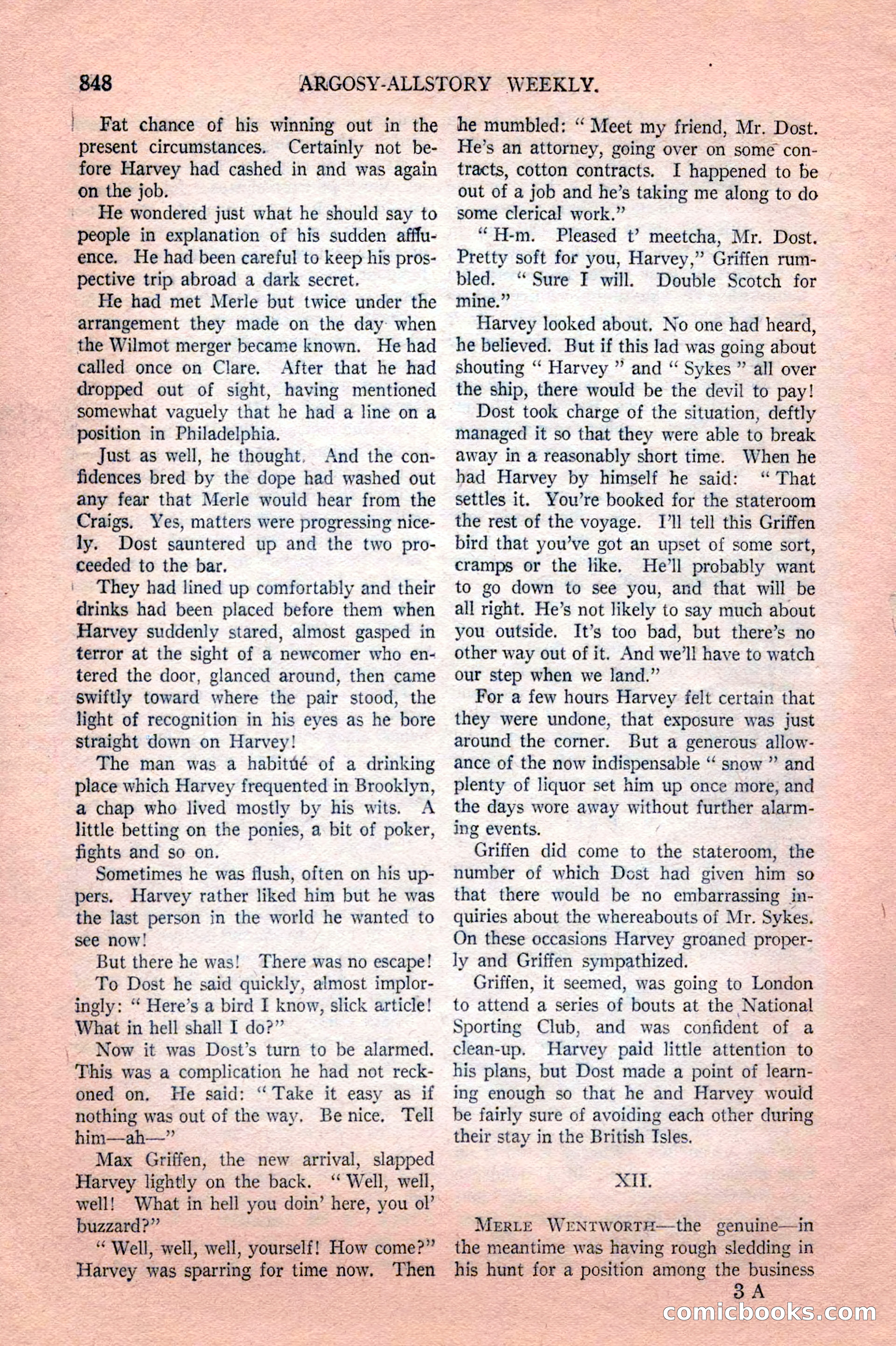 Argosy All-Story Weekly, February 18, 1928 — page 50 of 164