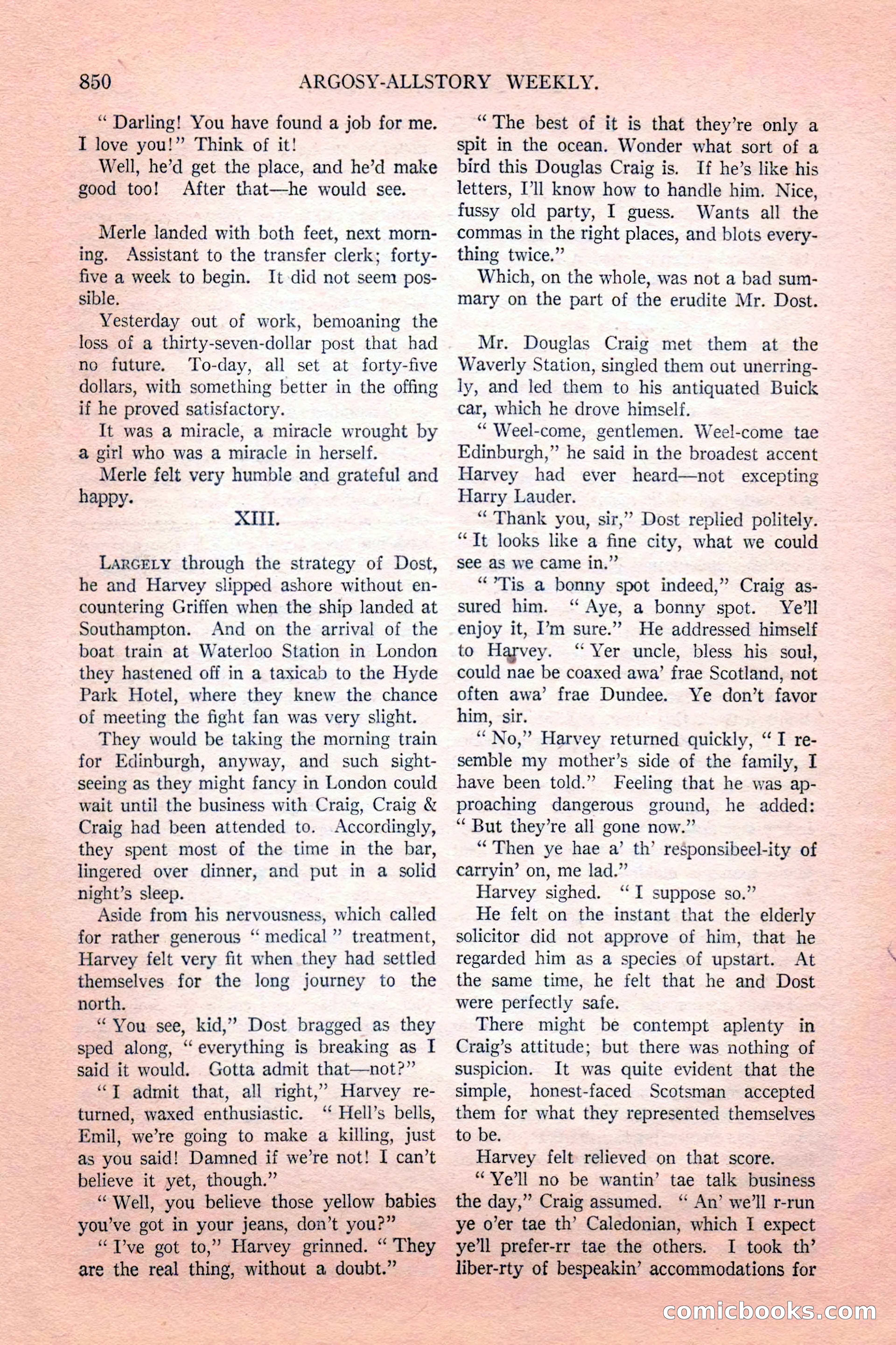 Argosy All-Story Weekly, February 18, 1928 — page 52 of 164