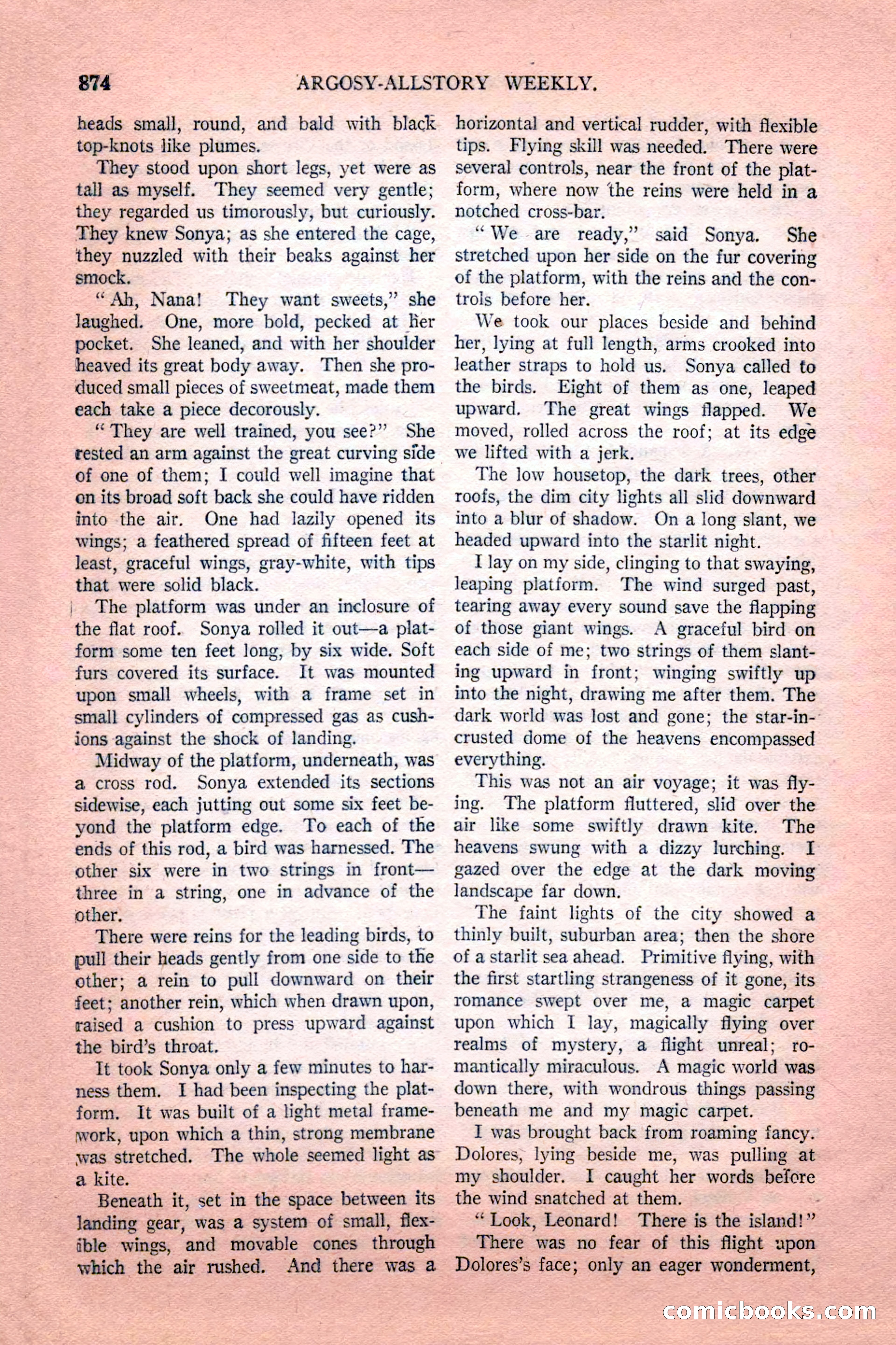Argosy All-Story Weekly, February 18, 1928 — page 76 of 164