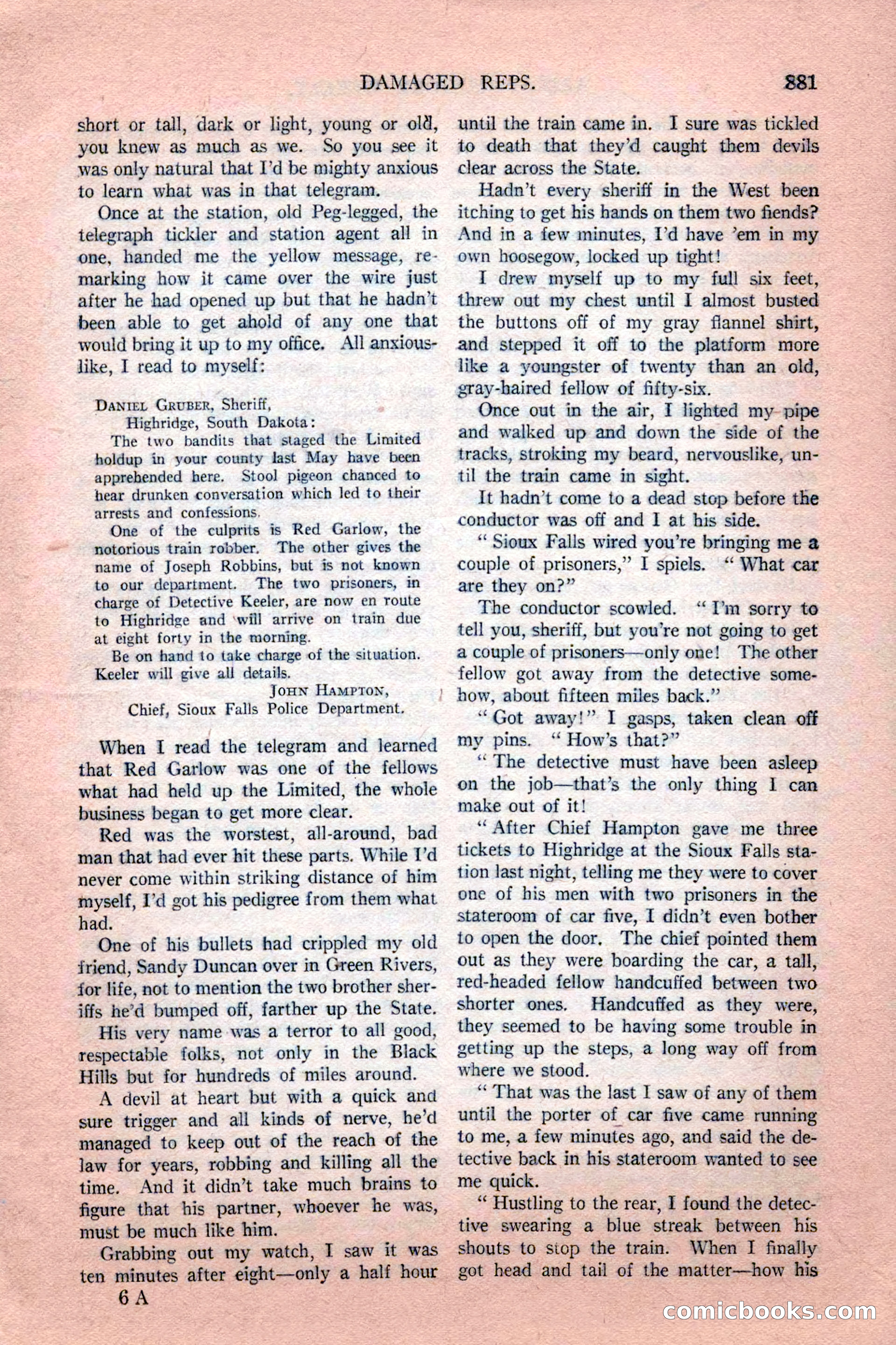 Argosy All-Story Weekly, February 18, 1928 — page 83 of 164