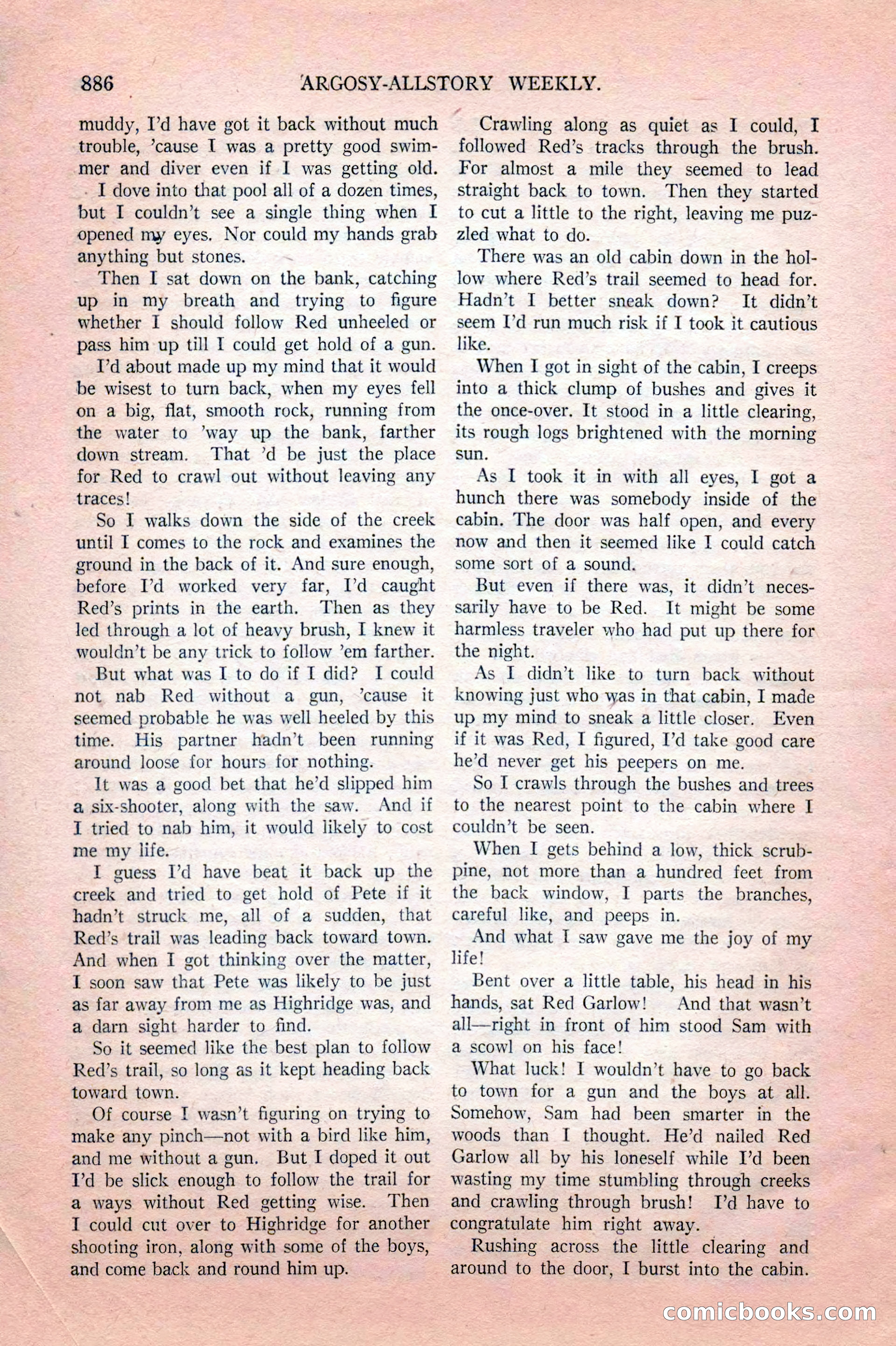 Argosy All-Story Weekly, February 18, 1928 — page 88 of 164