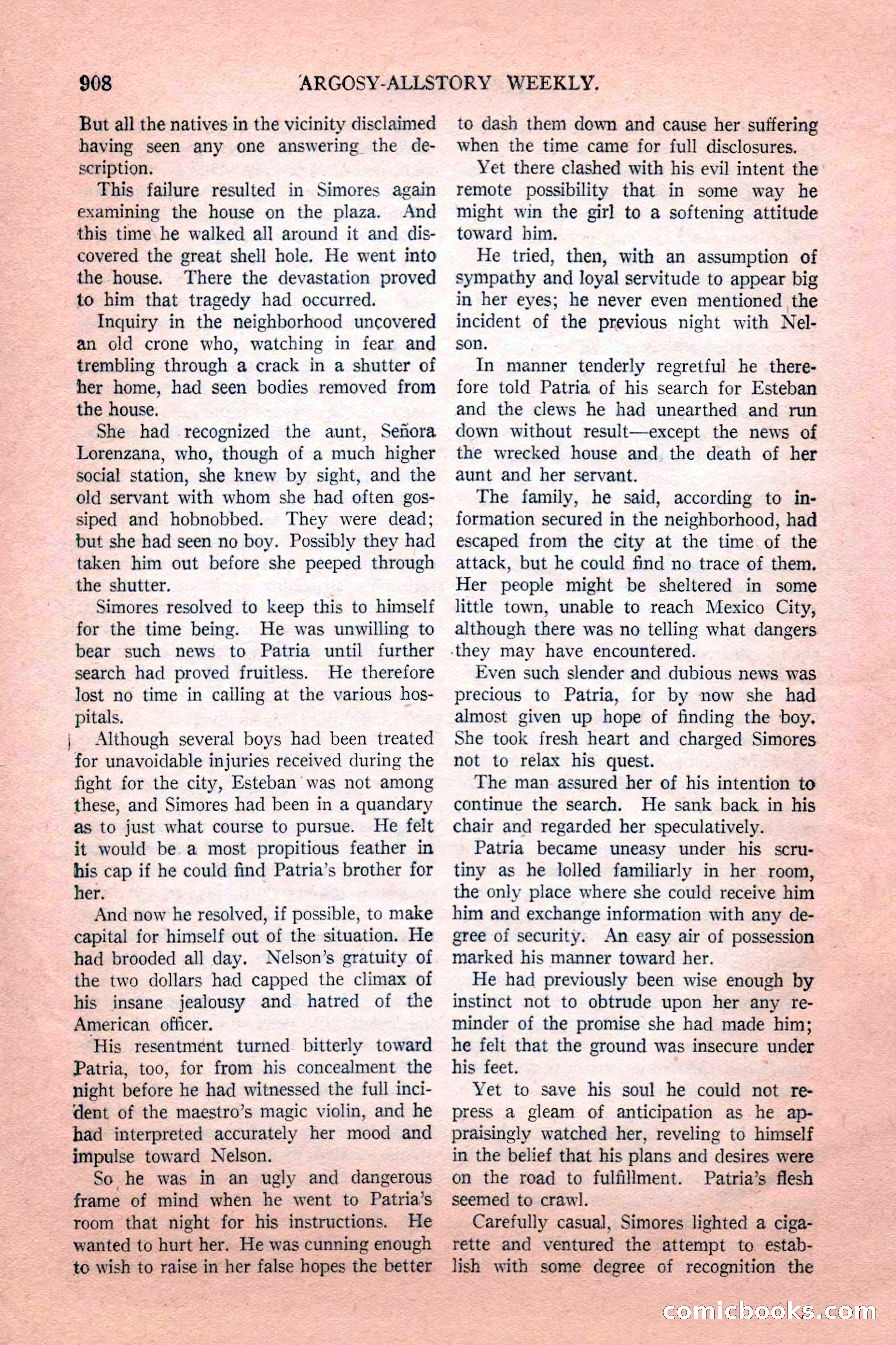 Argosy All-Story Weekly, February 18, 1928 — page 110 of 164