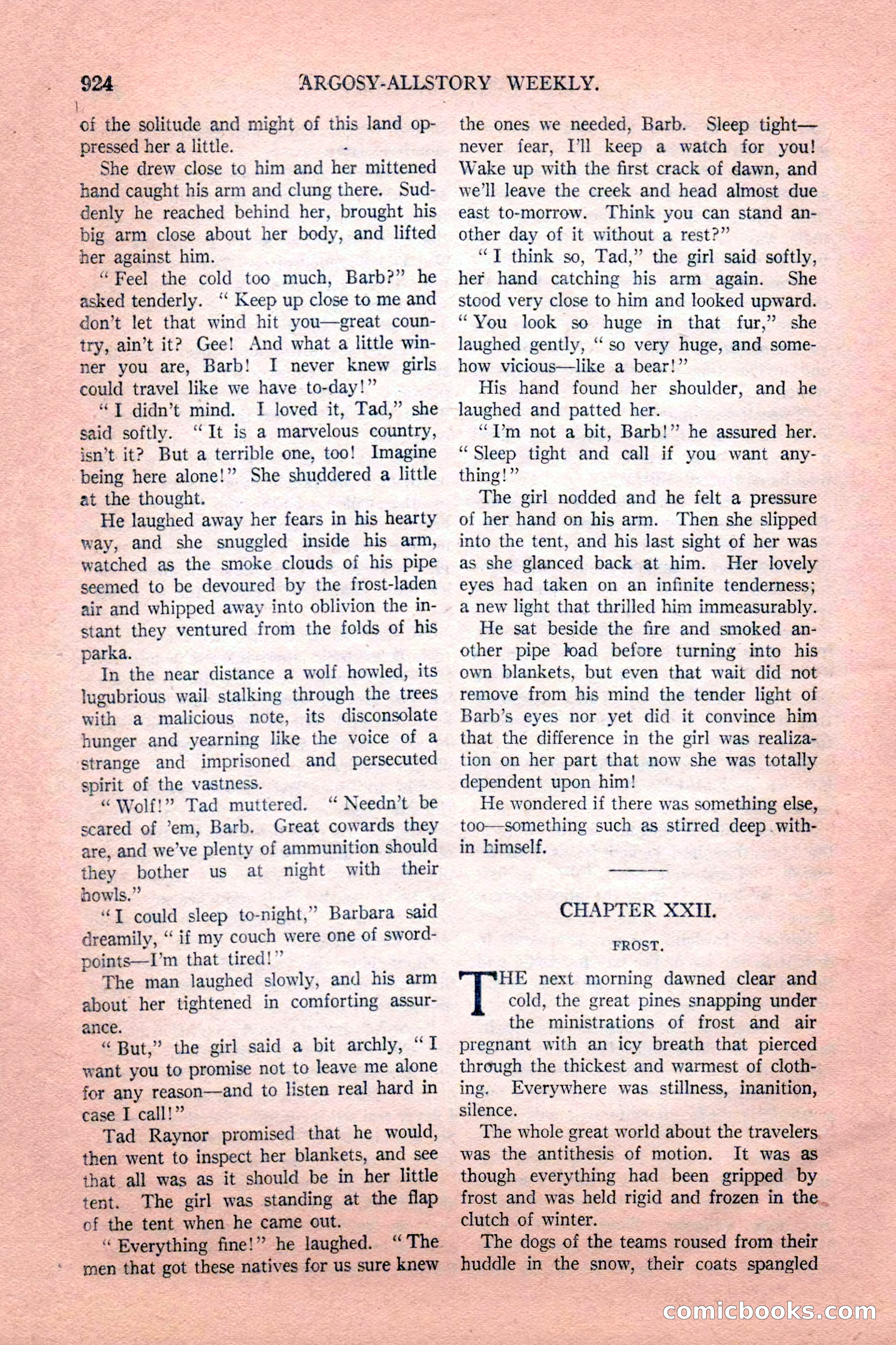 Argosy All-Story Weekly, February 18, 1928 — page 126 of 164