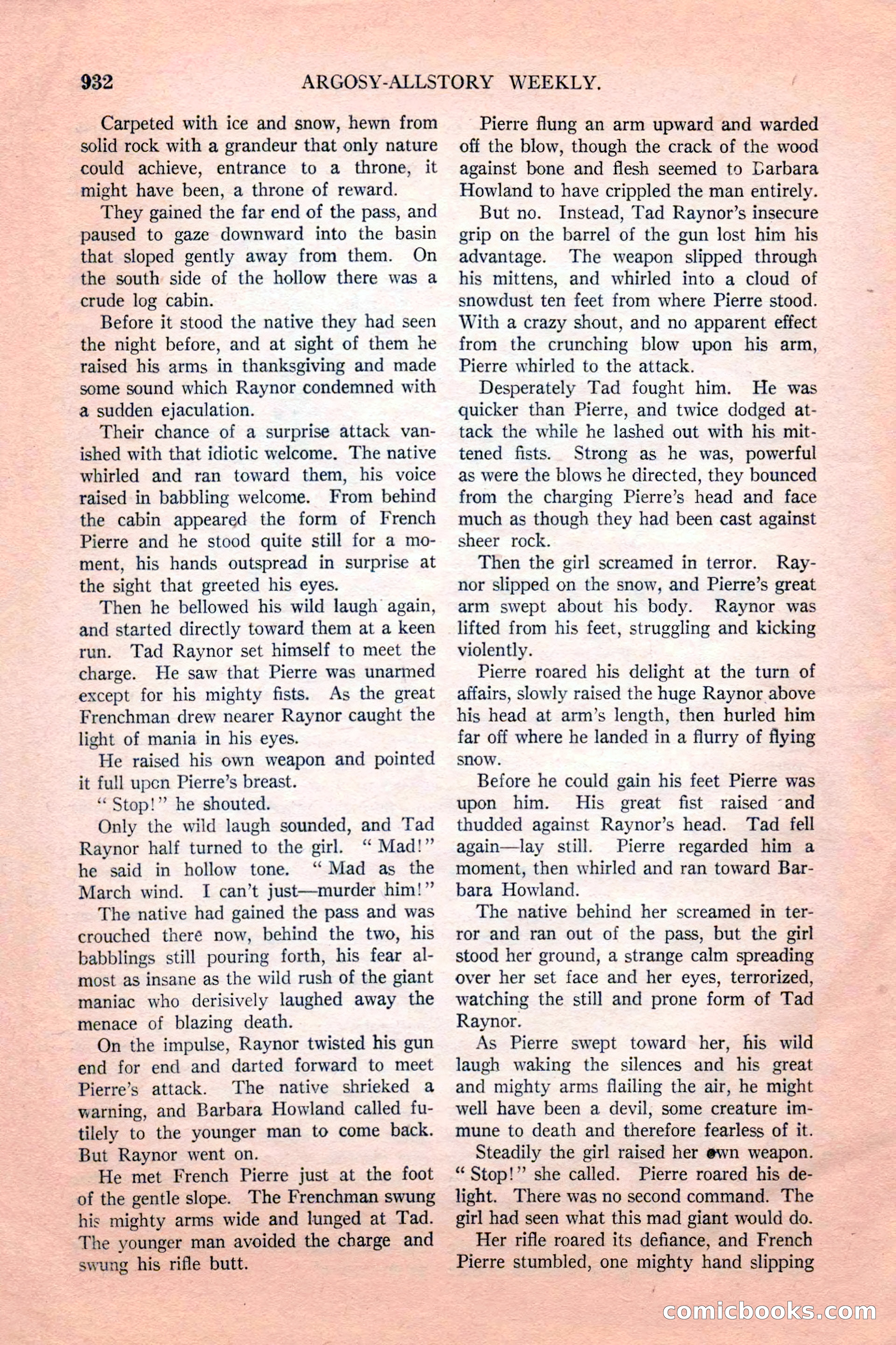 Argosy All-Story Weekly, February 18, 1928 — page 134 of 164