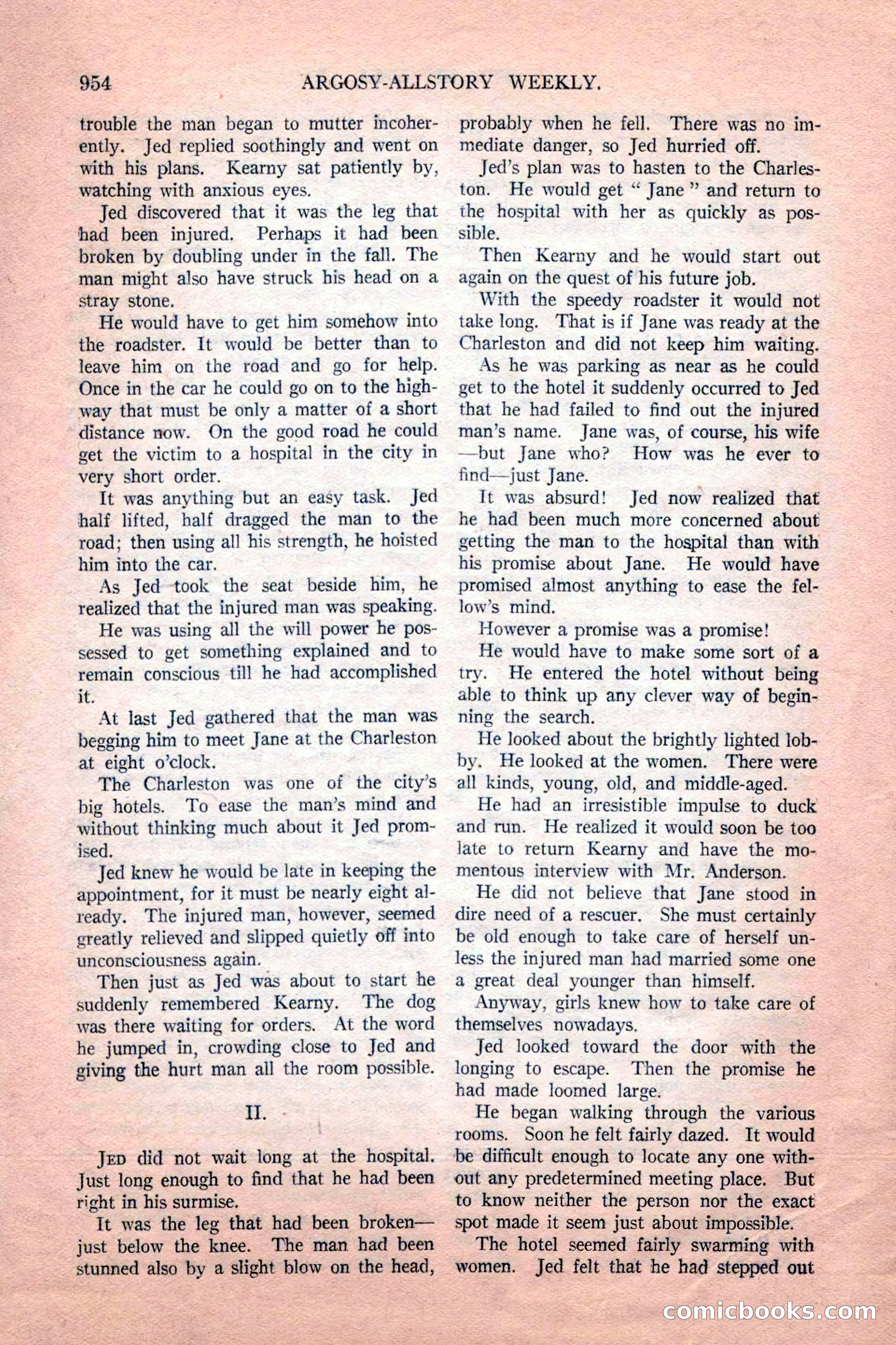 Argosy All-Story Weekly, February 18, 1928 — page 156 of 164