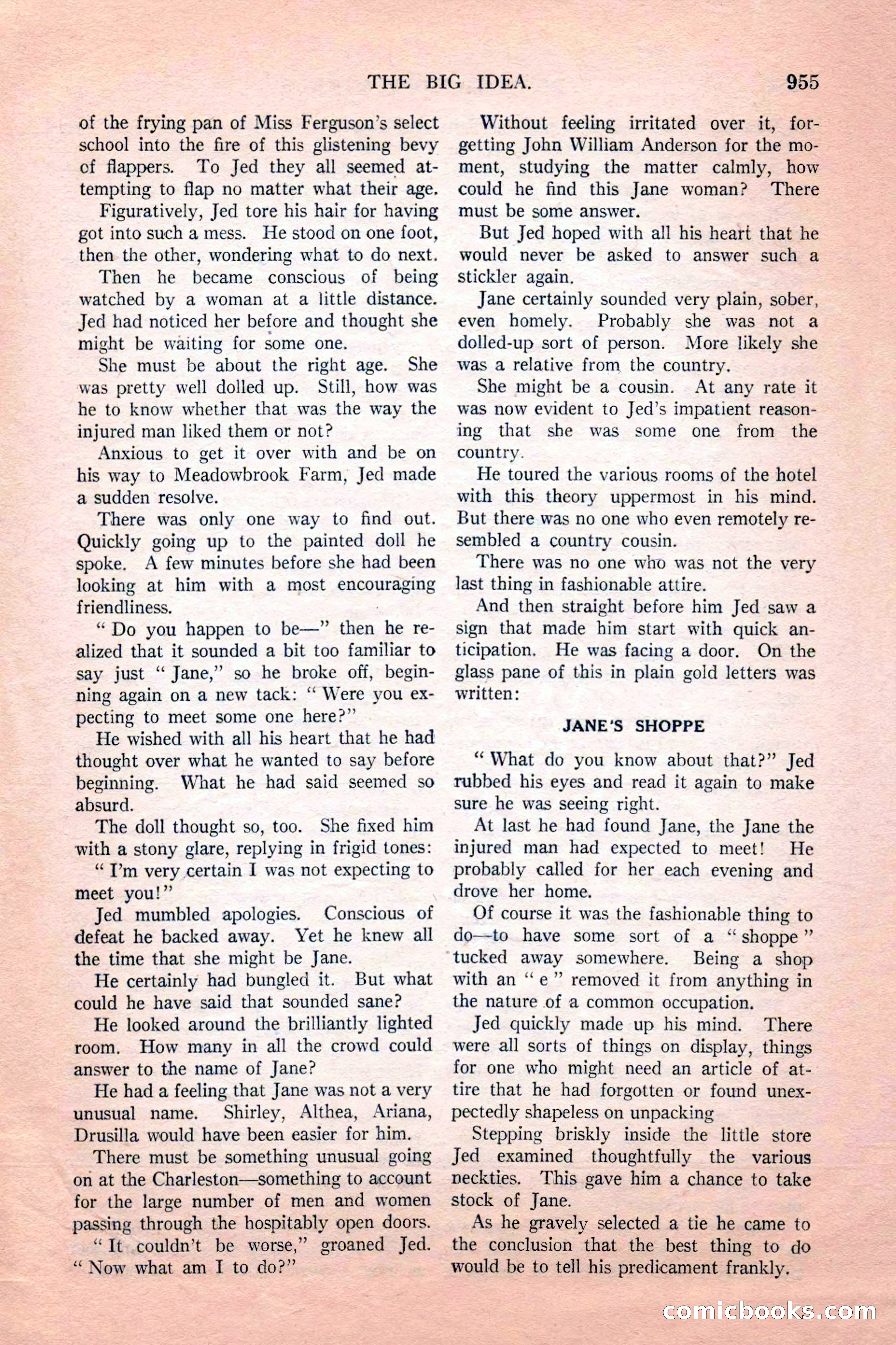 Argosy All-Story Weekly, February 18, 1928 — page 157 of 164