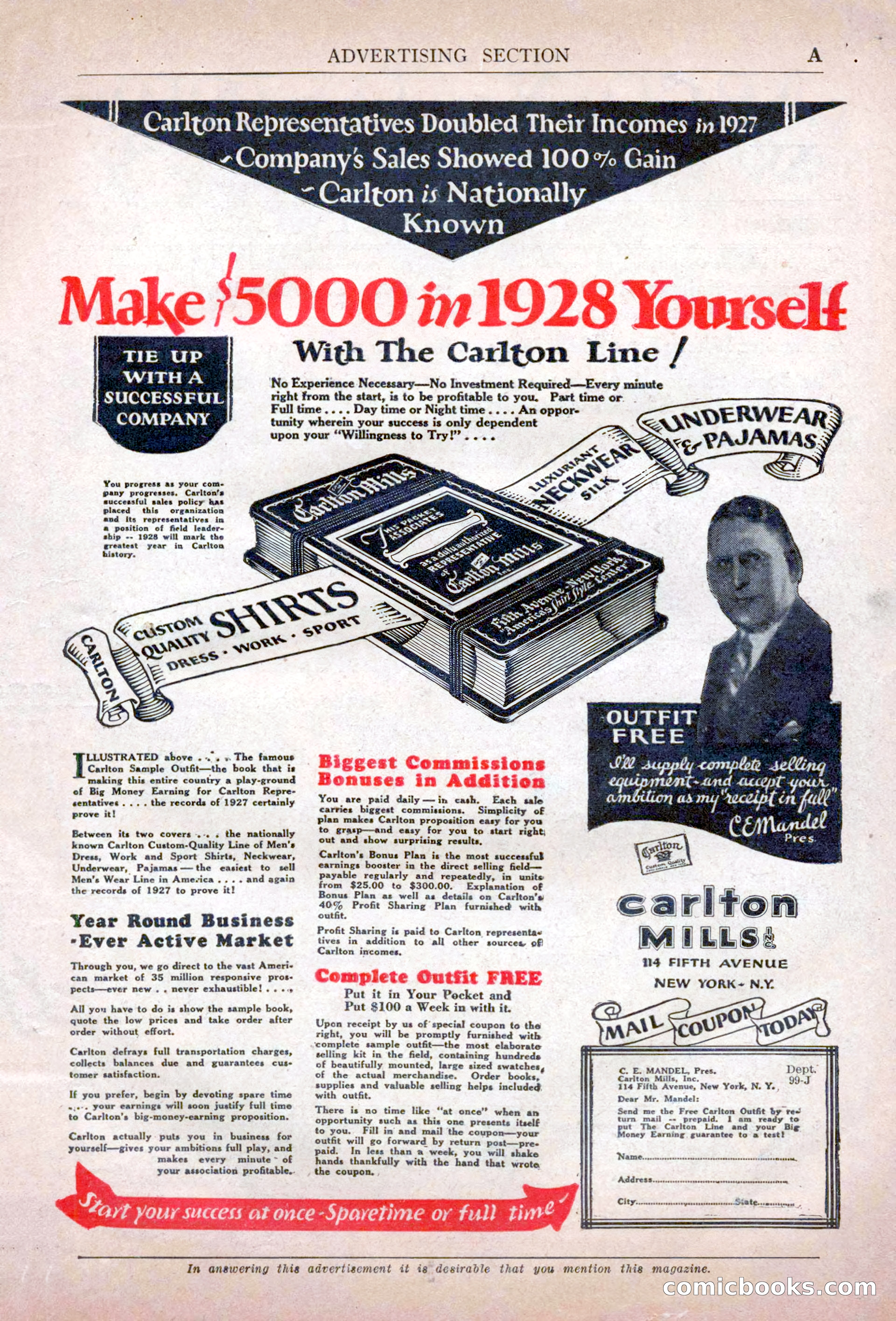 Argosy All-Story Weekly, April 7, 1928 — page 3 of 160