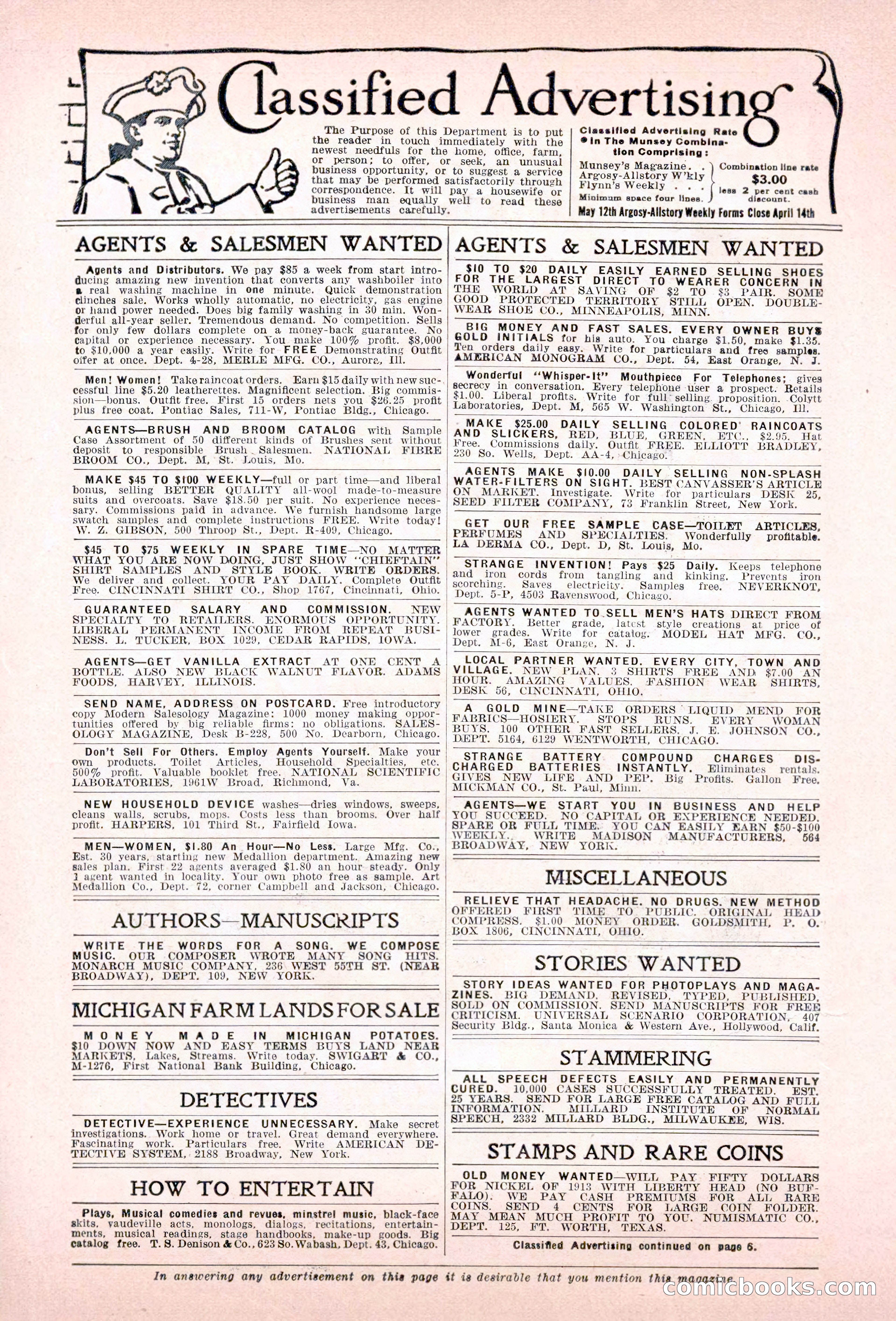 Argosy All-Story Weekly, April 7, 1928 — page 6 of 160