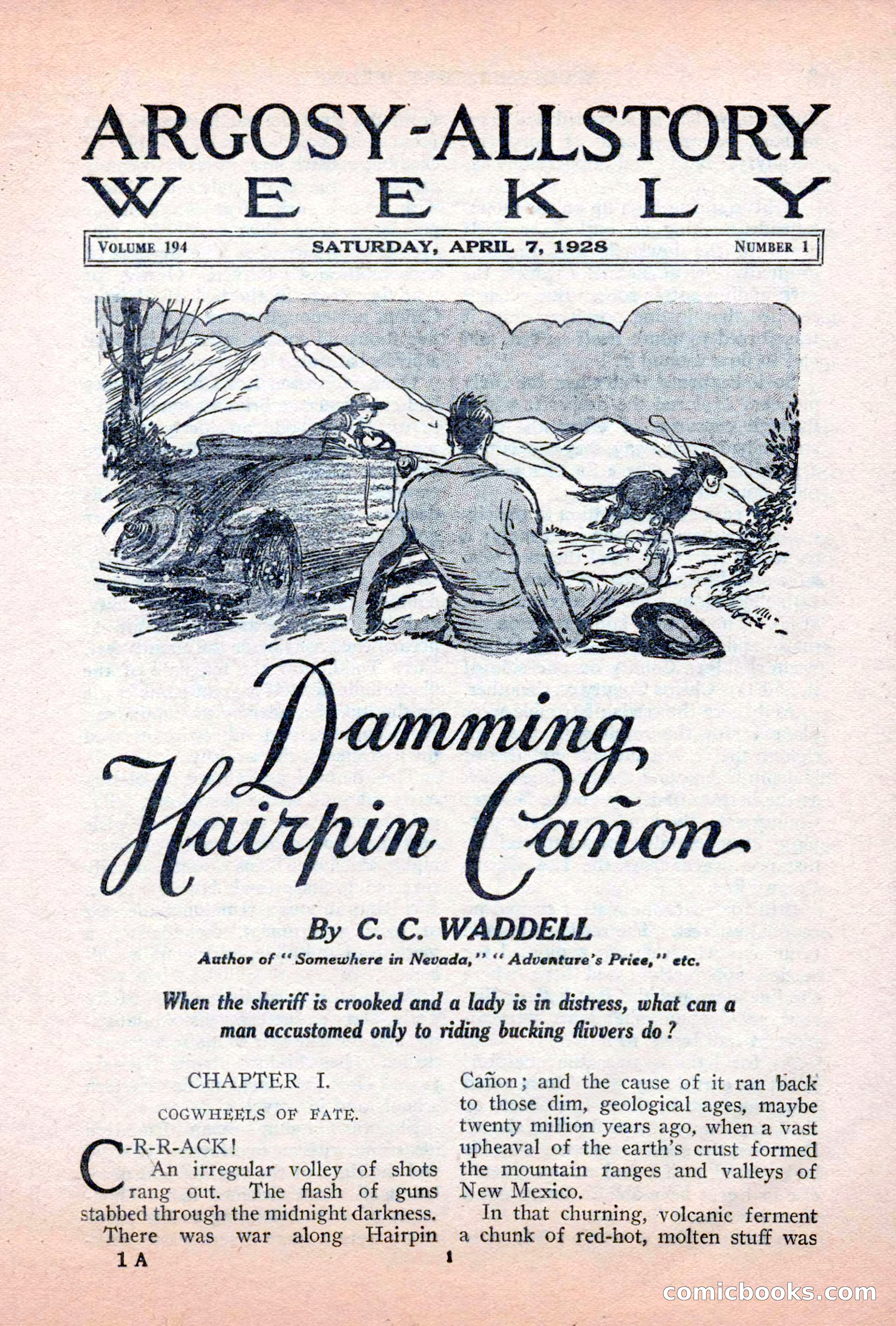 Argosy All-Story Weekly, April 7, 1928 — page 11 of 160