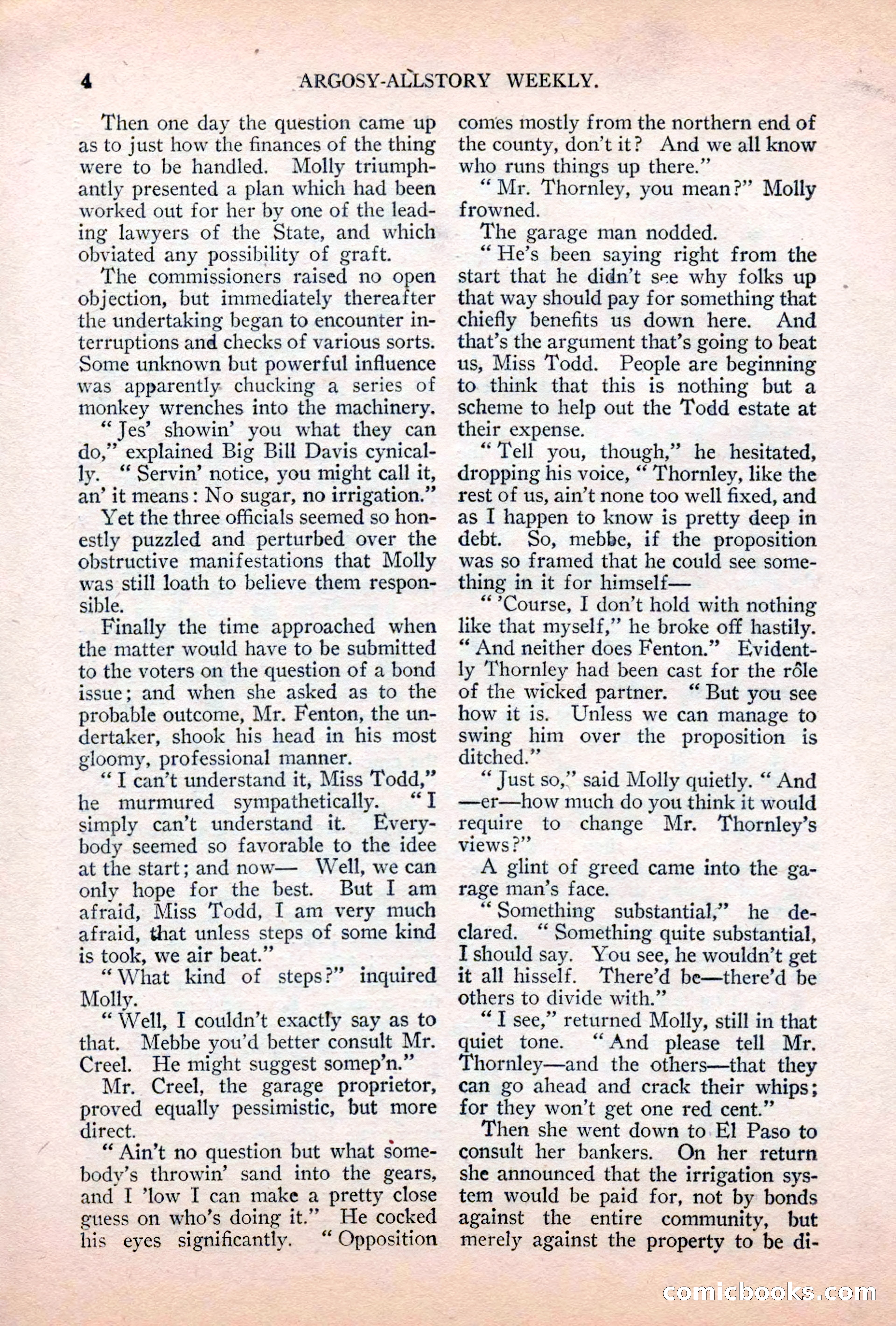Argosy All-Story Weekly, April 7, 1928 — page 14 of 160