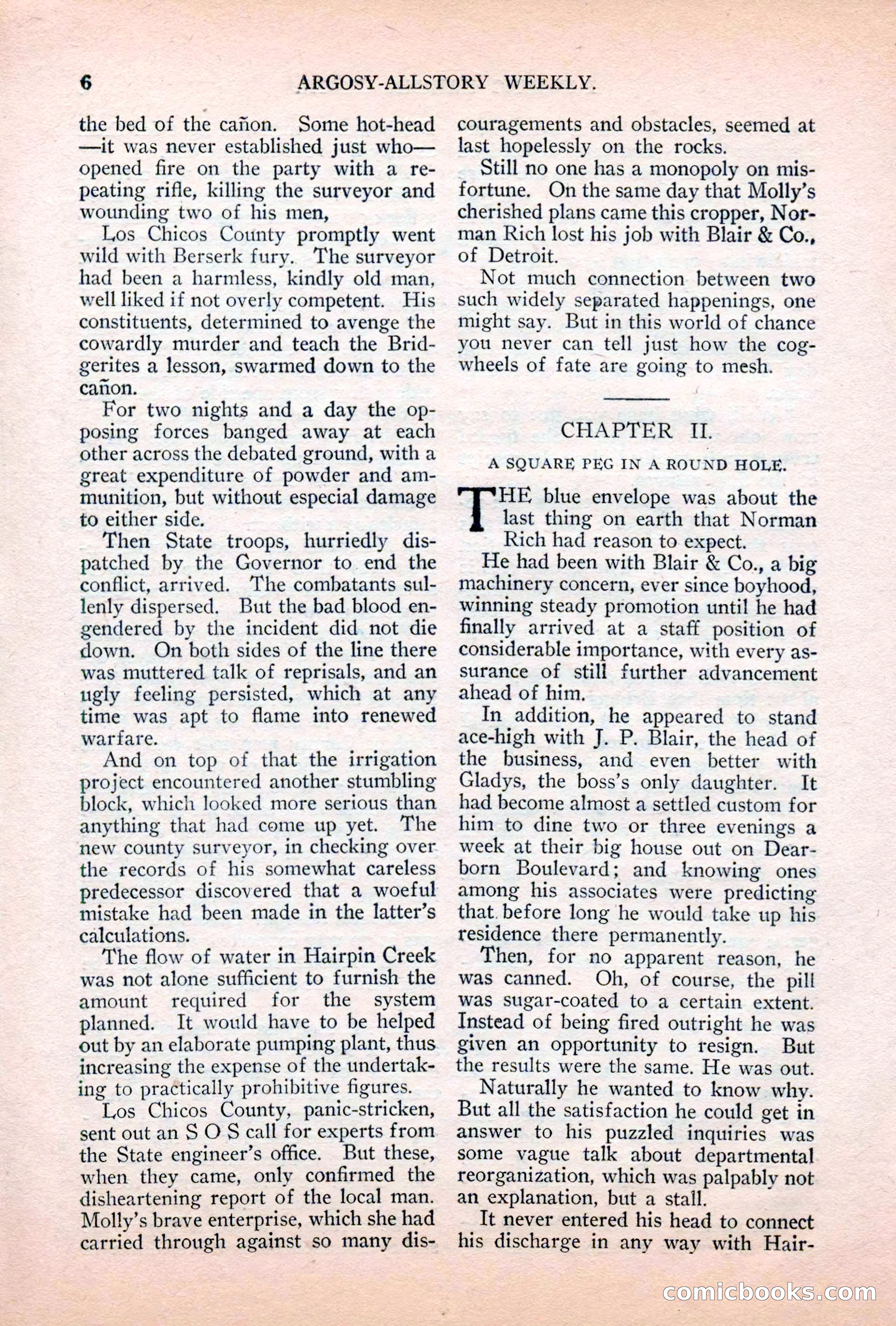 Argosy All-Story Weekly, April 7, 1928 — page 16 of 160