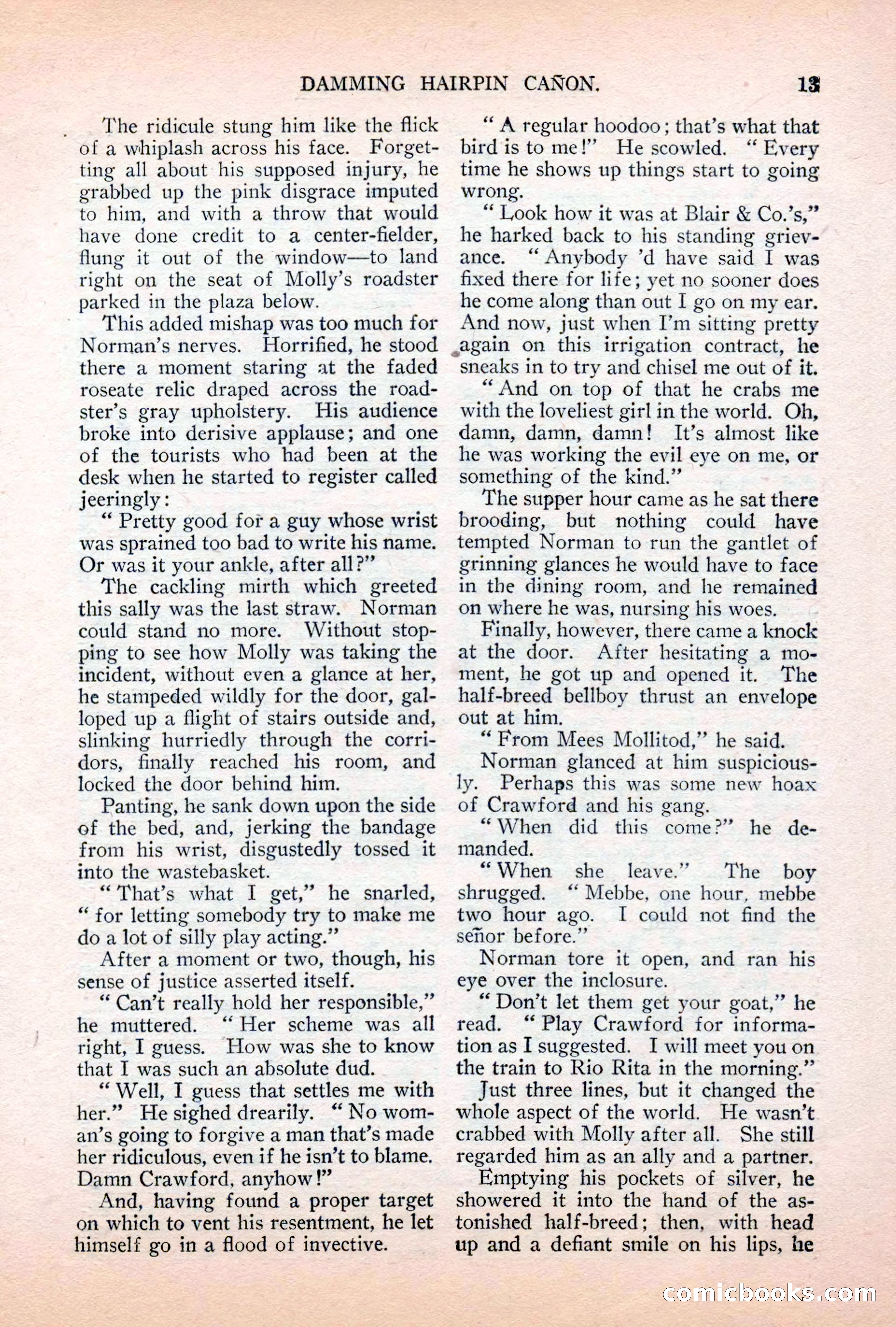 Argosy All-Story Weekly, April 7, 1928 — page 23 of 160