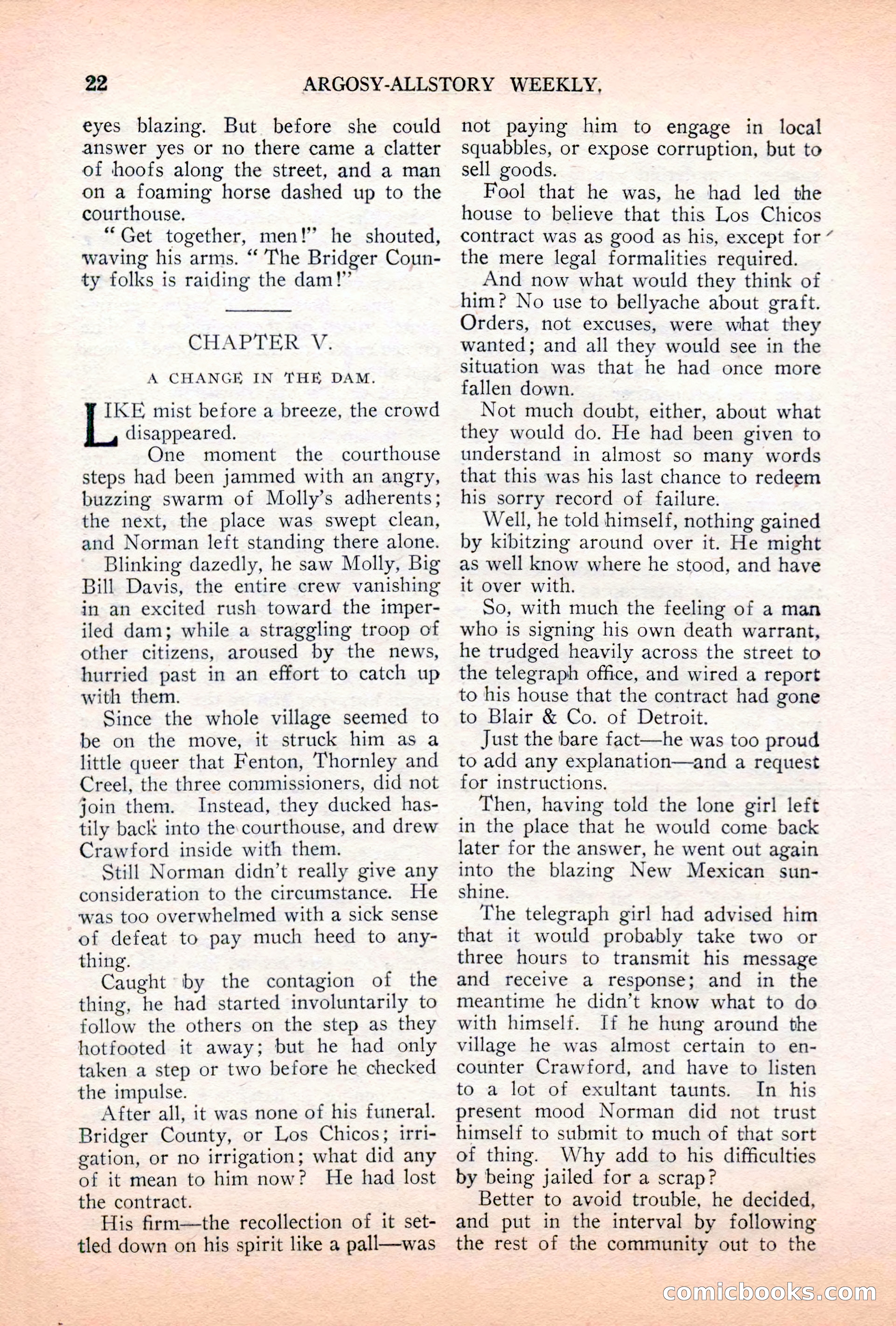 Argosy All-Story Weekly, April 7, 1928 — page 32 of 160