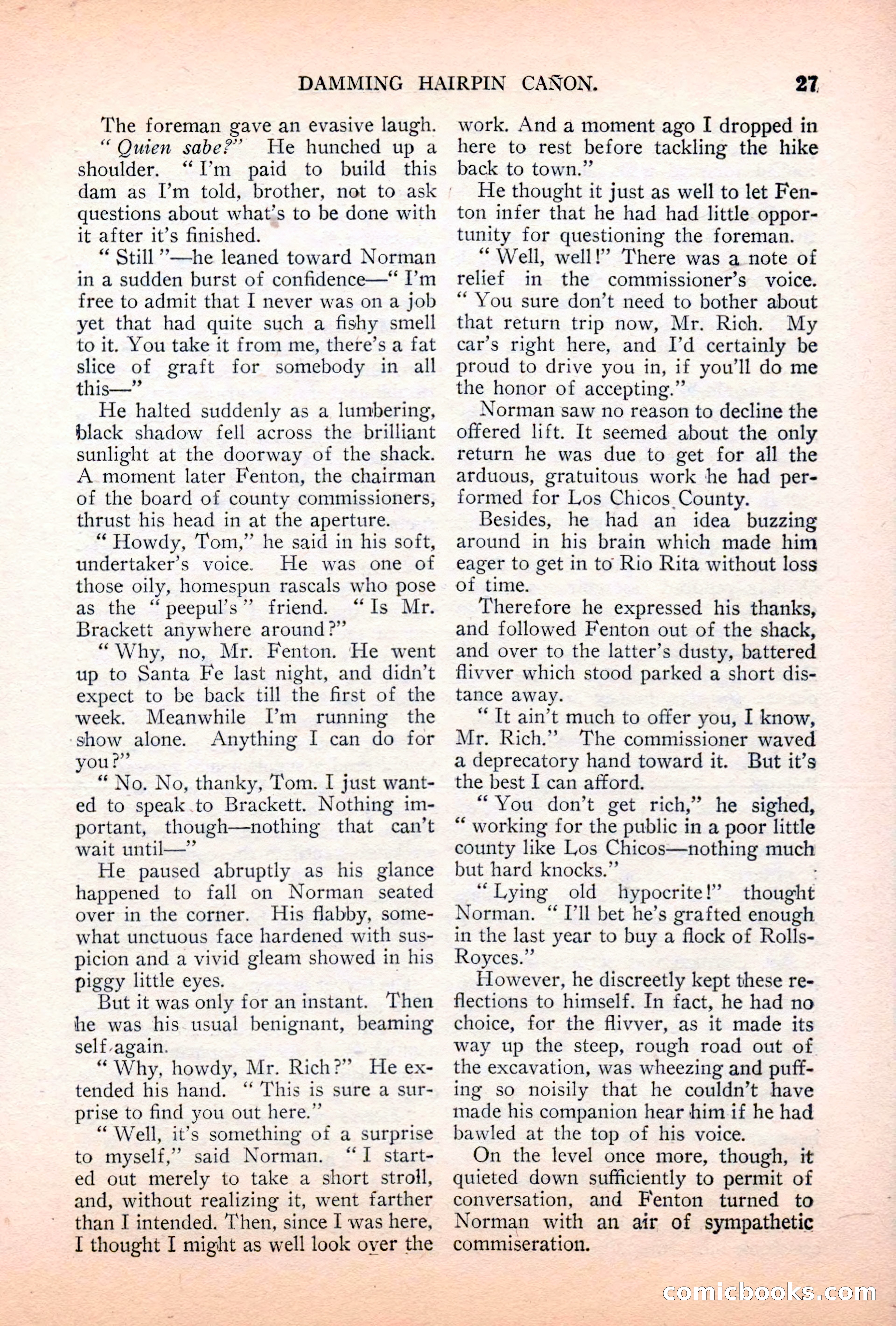 Argosy All-Story Weekly, April 7, 1928 — page 37 of 160