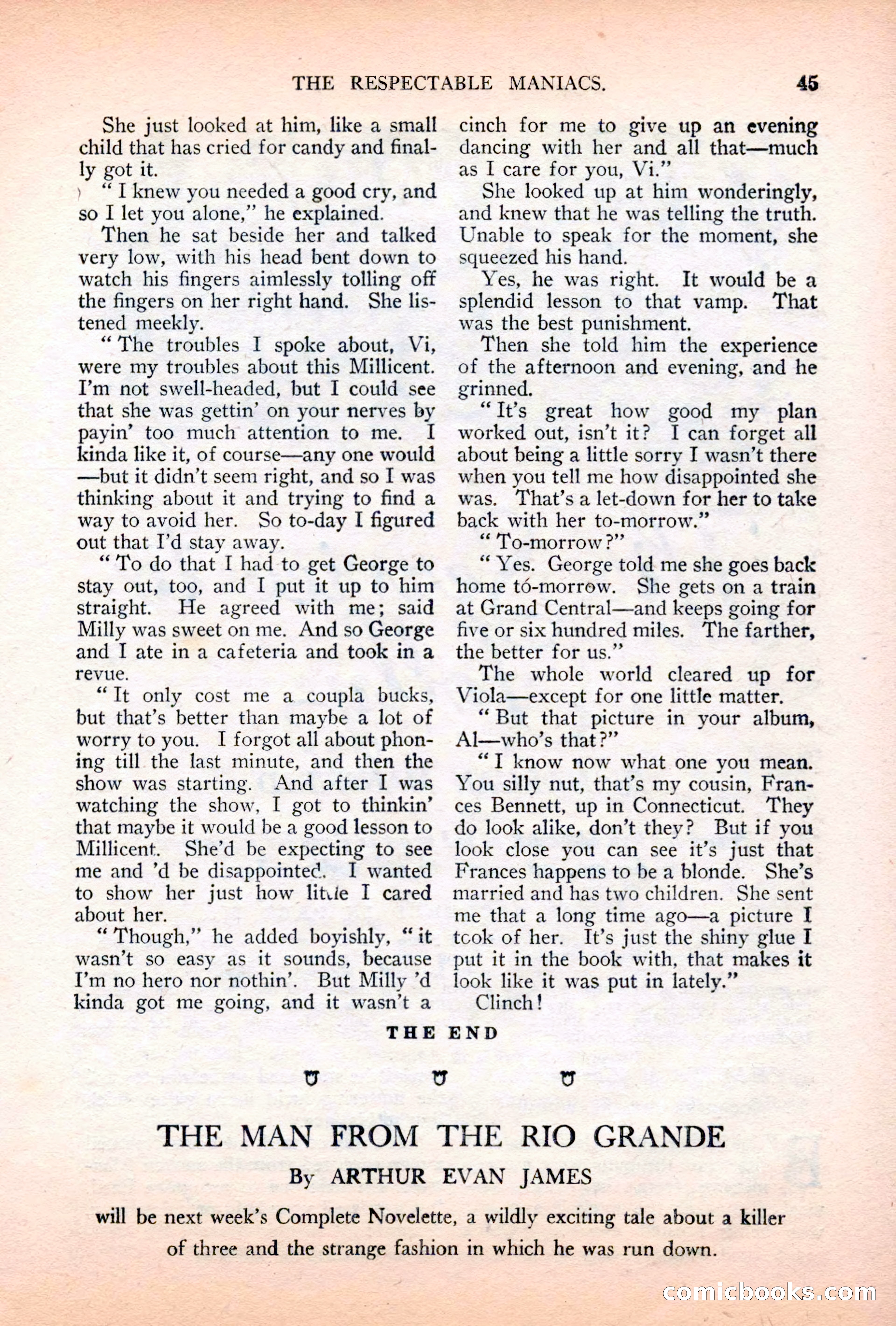 Argosy All-Story Weekly, April 7, 1928 — page 55 of 160