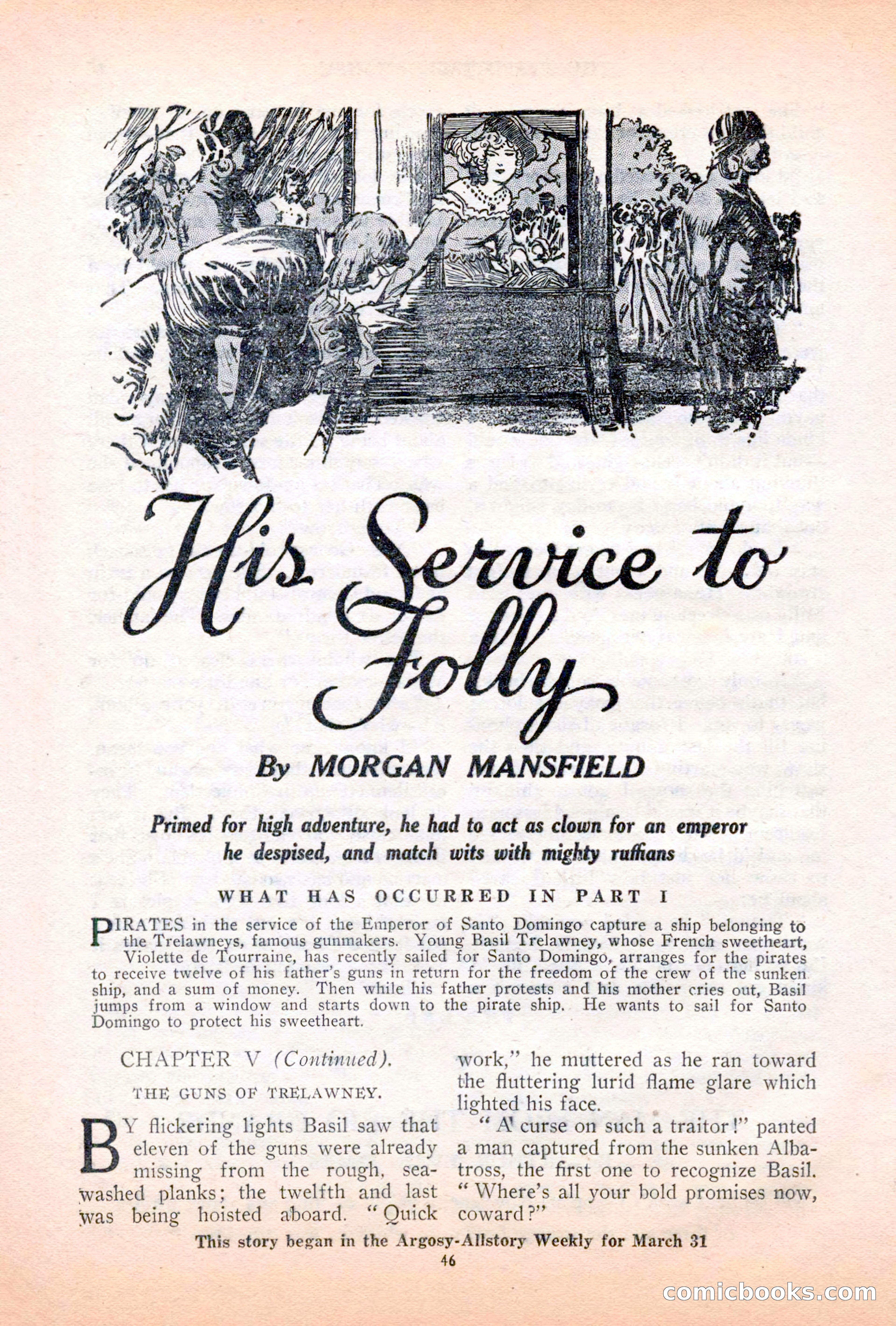 Argosy All-Story Weekly, April 7, 1928 — page 56 of 160