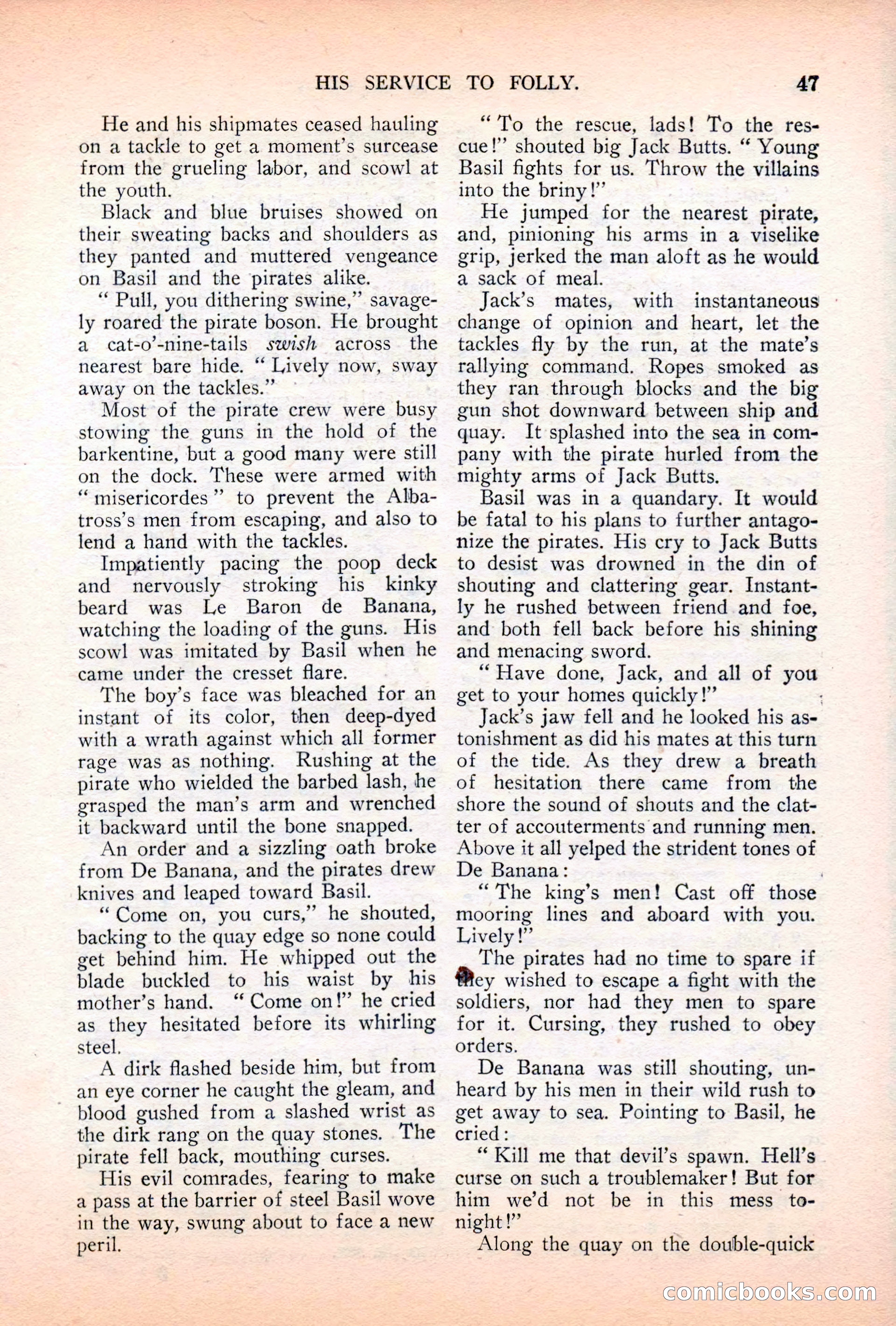 Argosy All-Story Weekly, April 7, 1928 — page 57 of 160