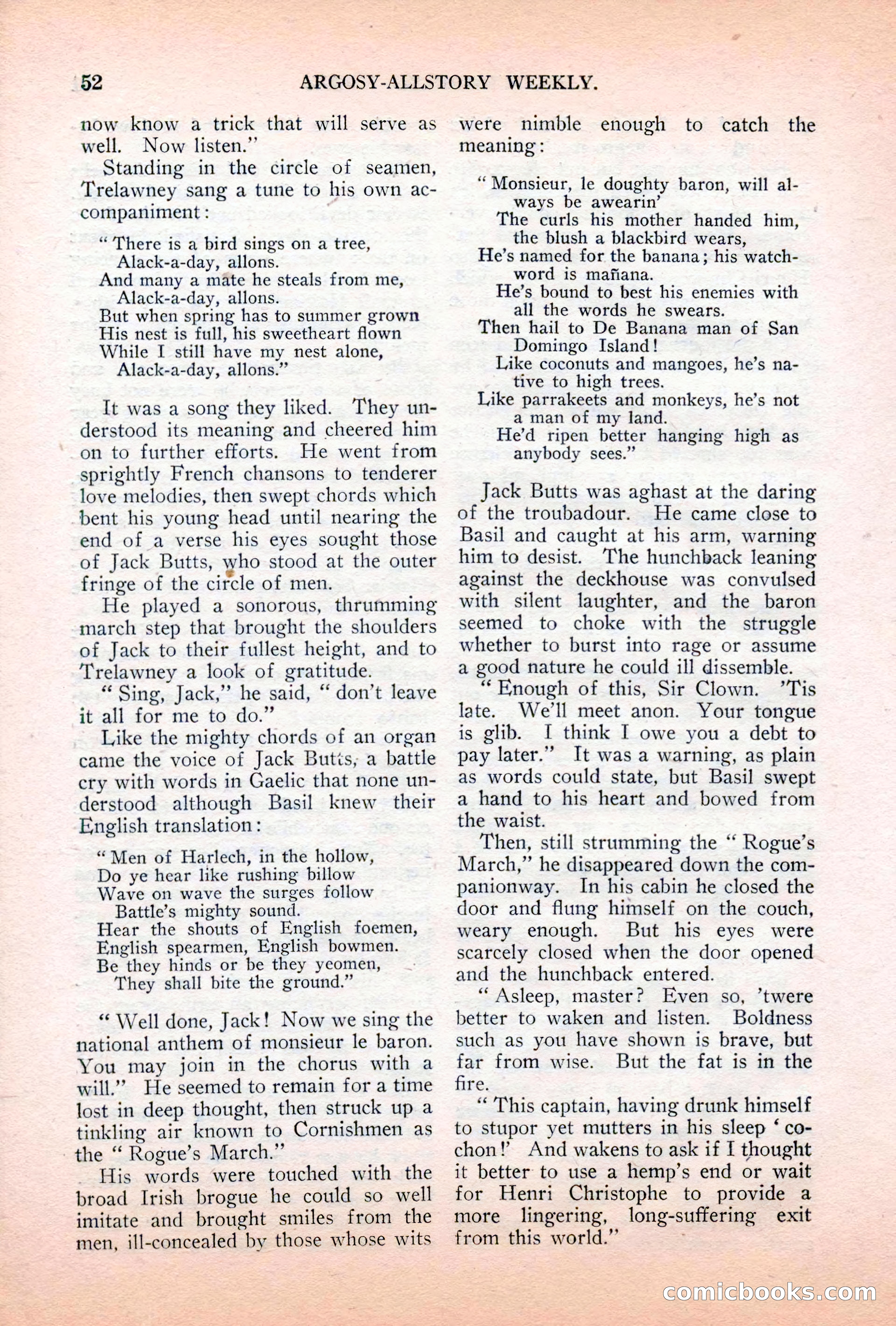 Argosy All-Story Weekly, April 7, 1928 — page 62 of 160