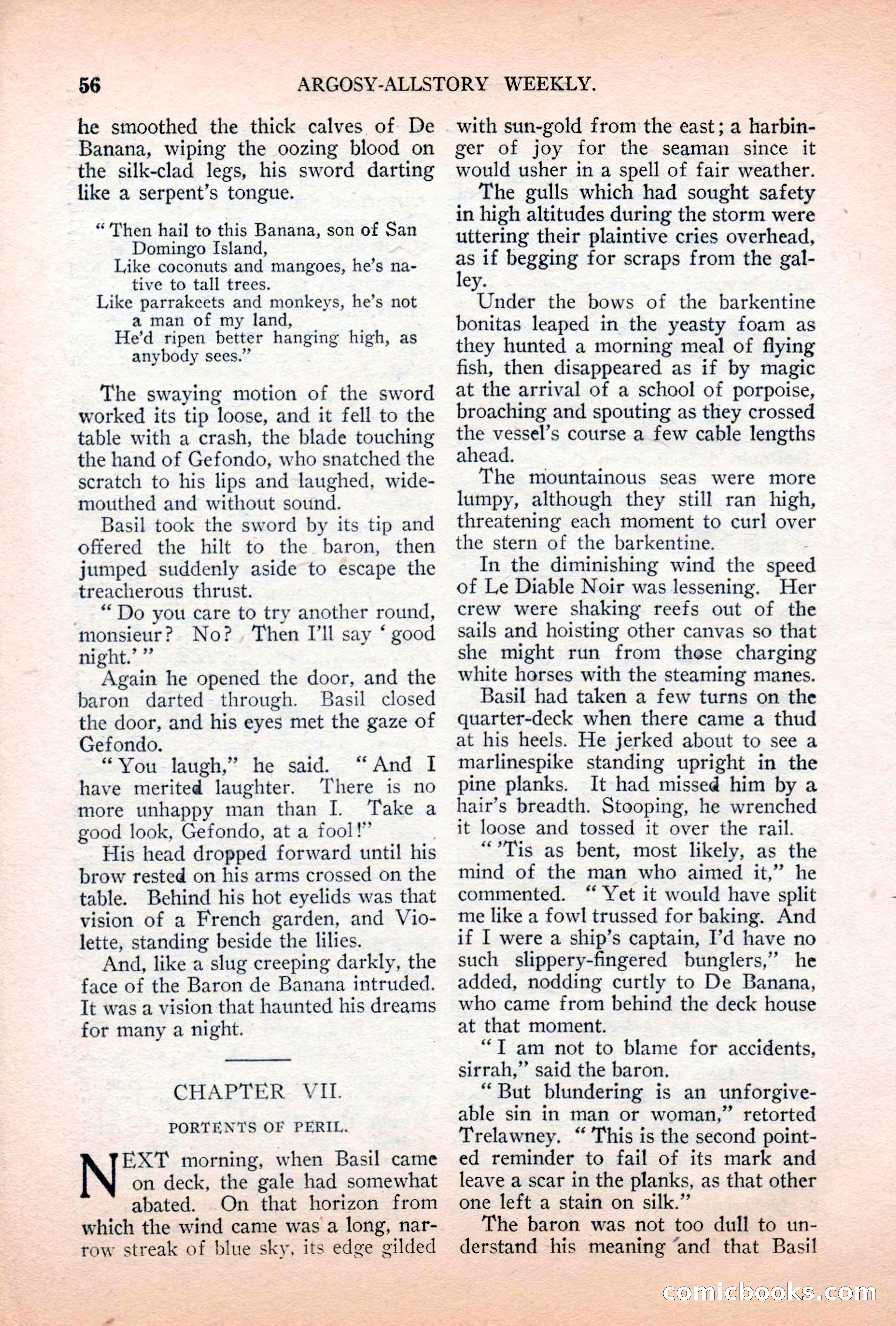 Argosy All-Story Weekly, April 7, 1928 — page 66 of 160