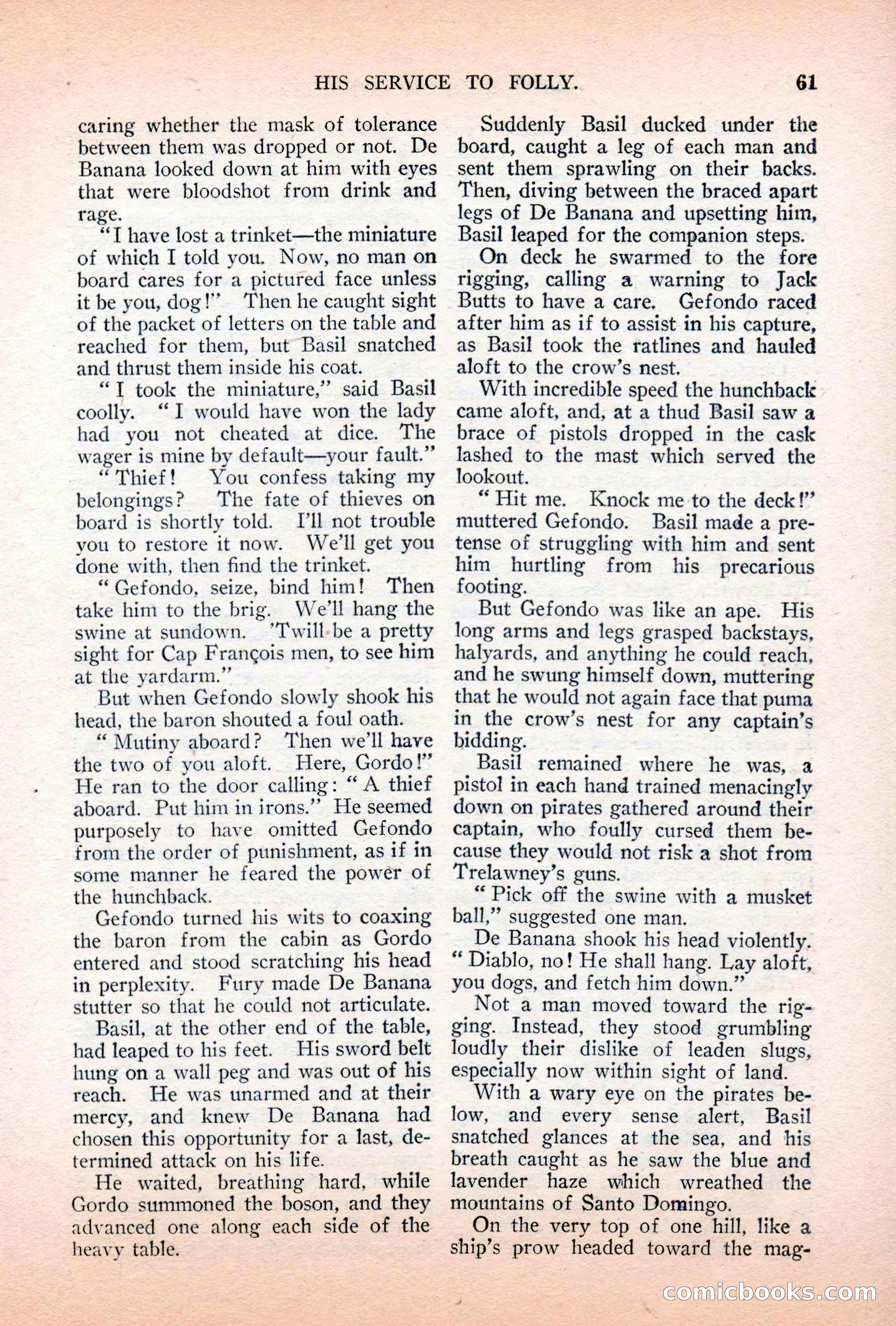 Argosy All-Story Weekly, April 7, 1928 — page 71 of 160