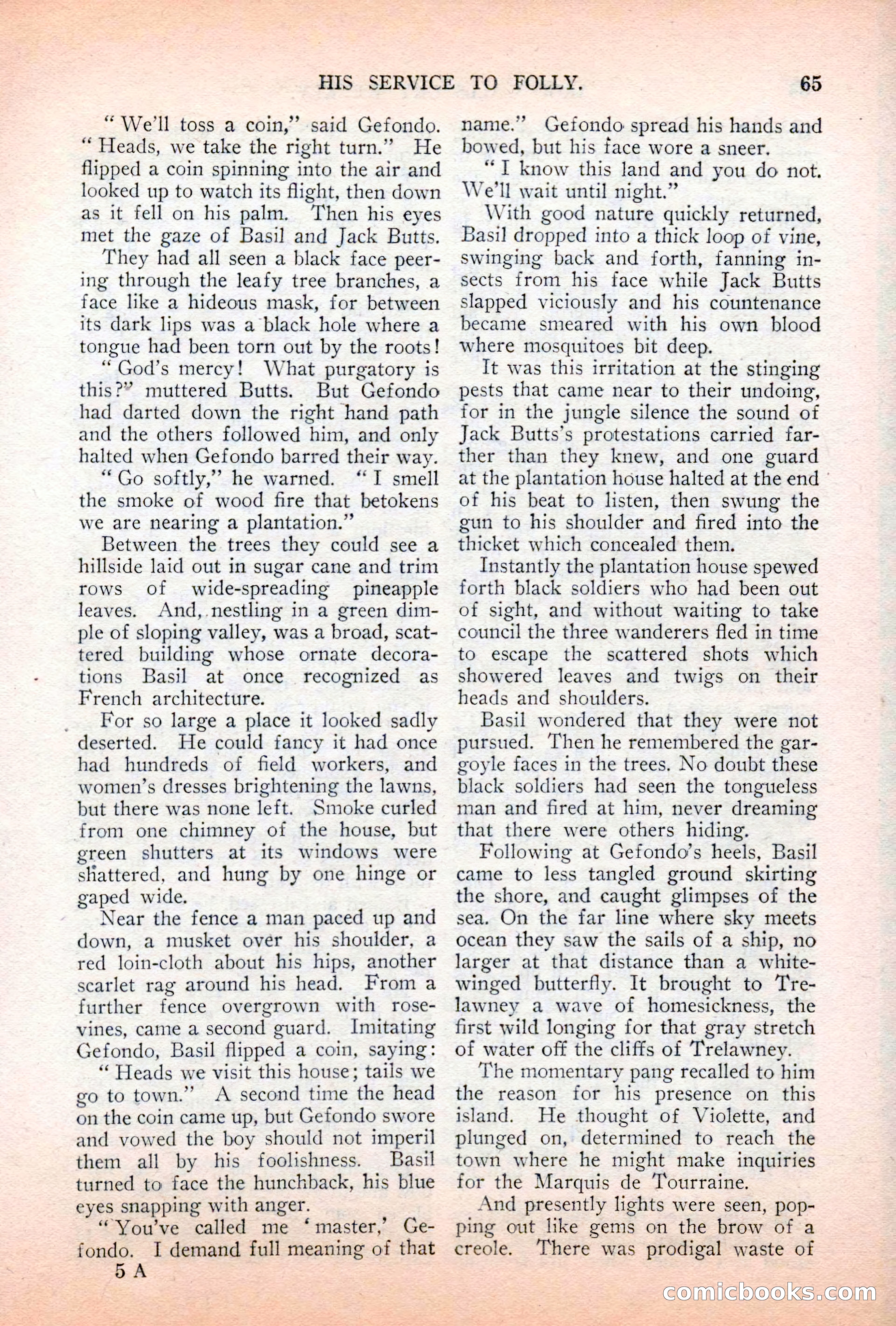 Argosy All-Story Weekly, April 7, 1928 — page 75 of 160