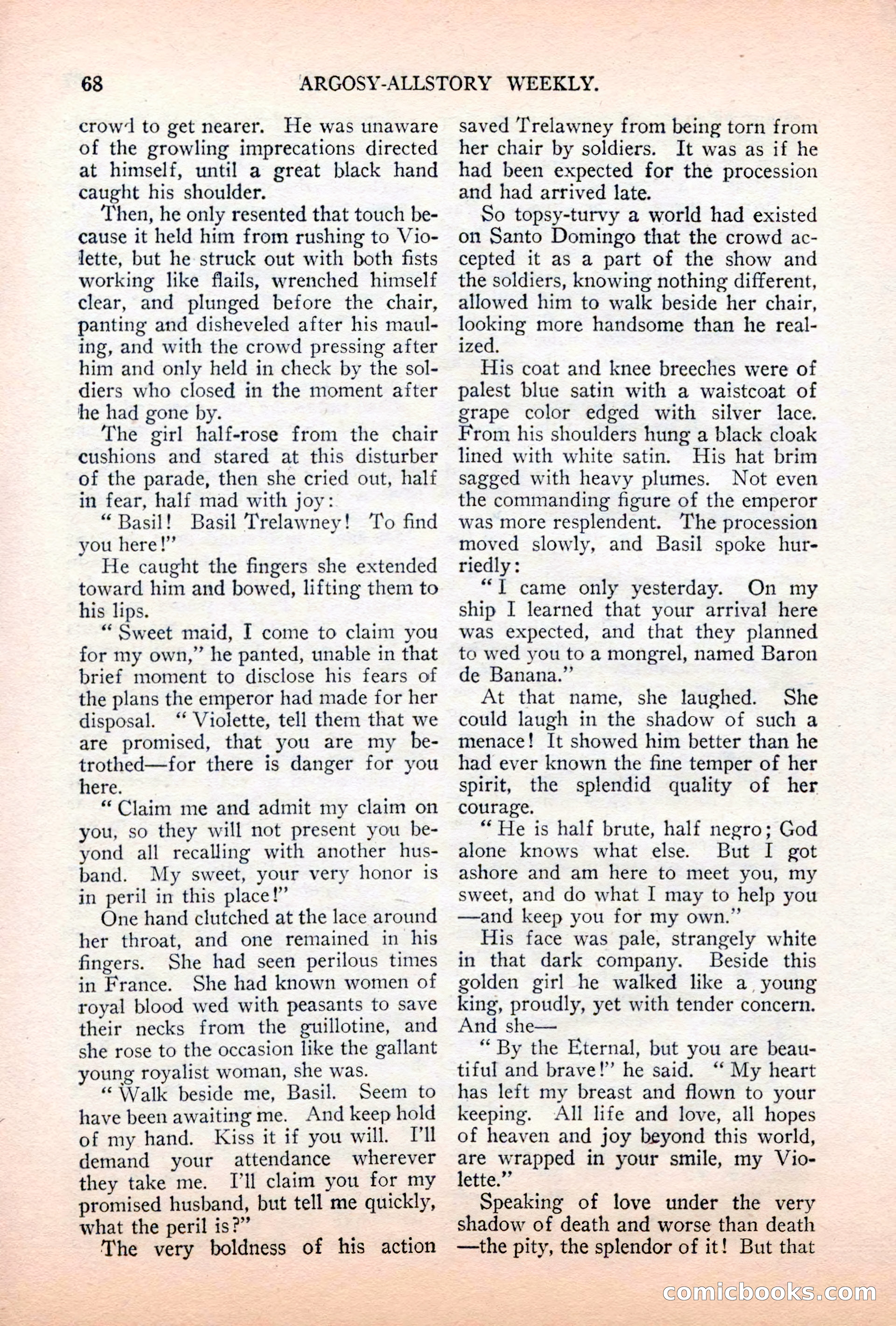 Argosy All-Story Weekly, April 7, 1928 — page 78 of 160