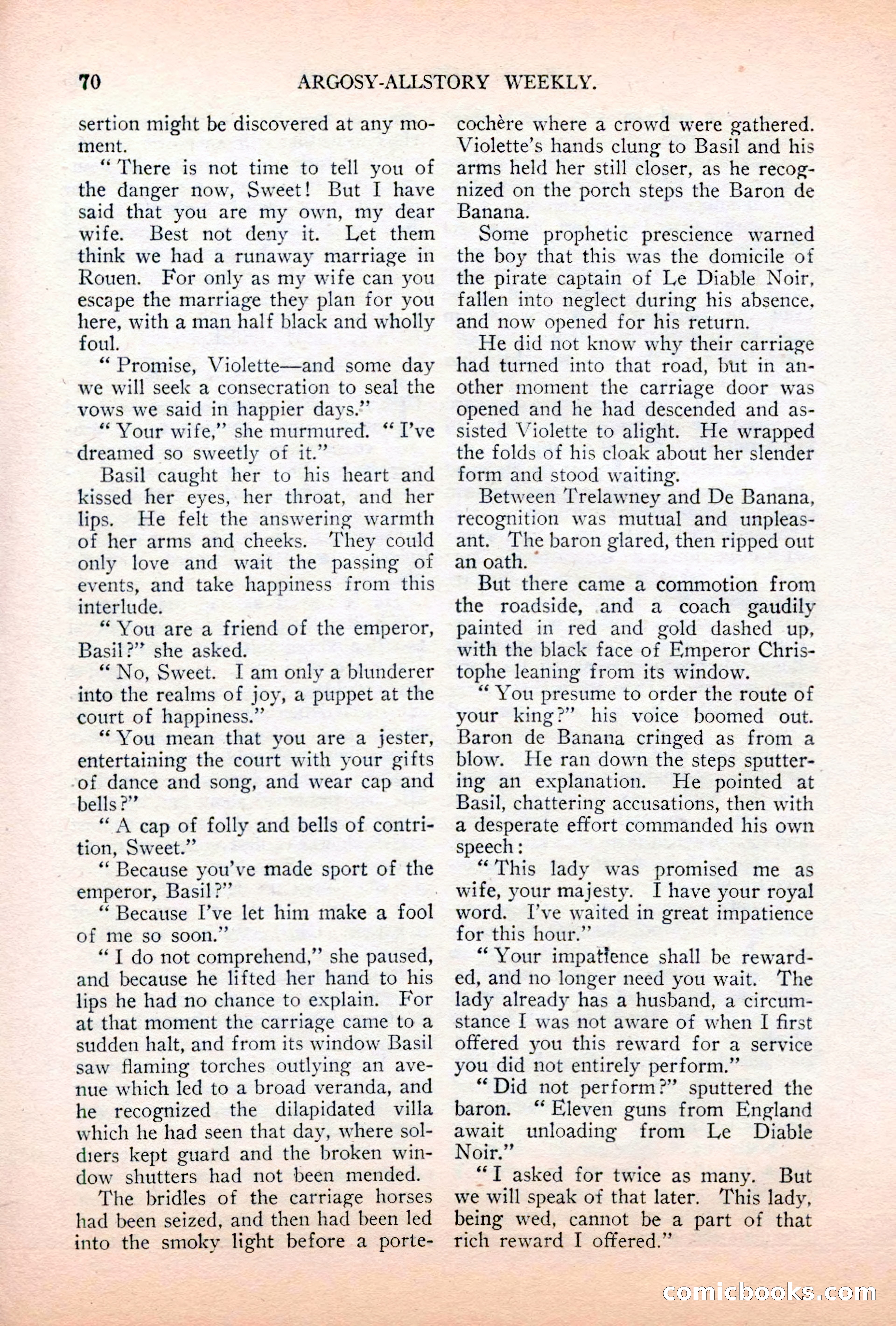 Argosy All-Story Weekly, April 7, 1928 — page 80 of 160