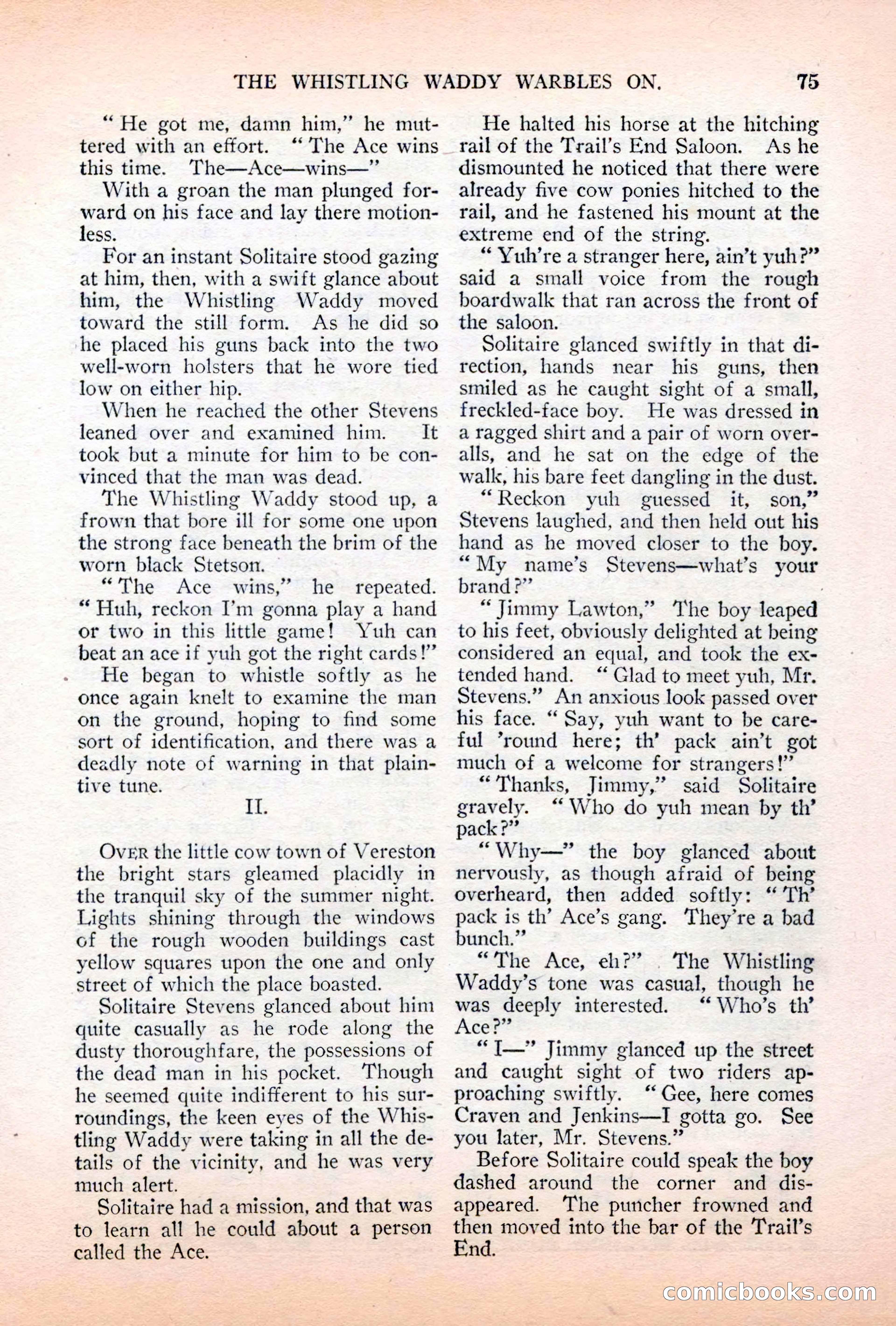 Argosy All-Story Weekly, April 7, 1928 — page 85 of 160