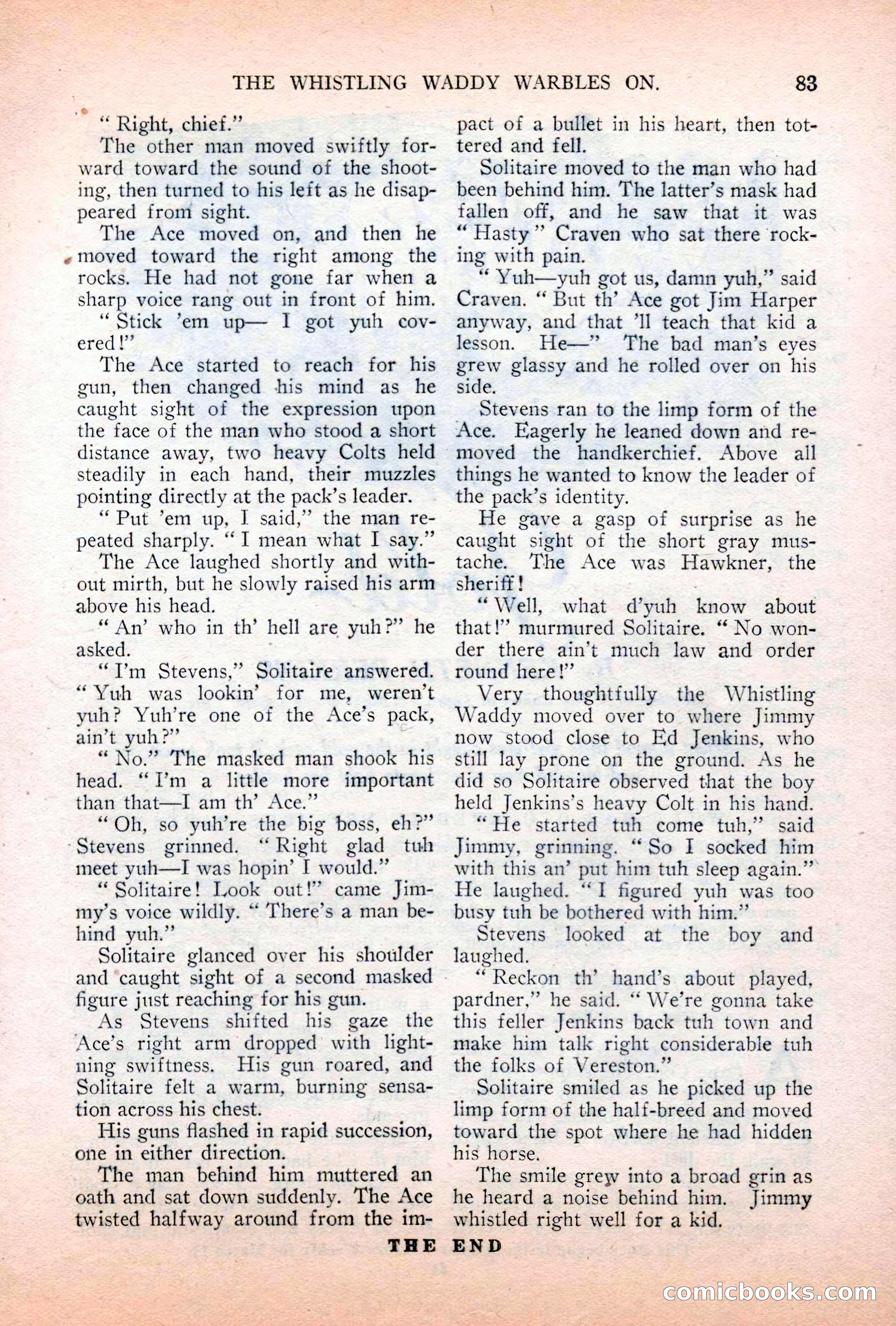 Argosy All-Story Weekly, April 7, 1928 — page 93 of 160