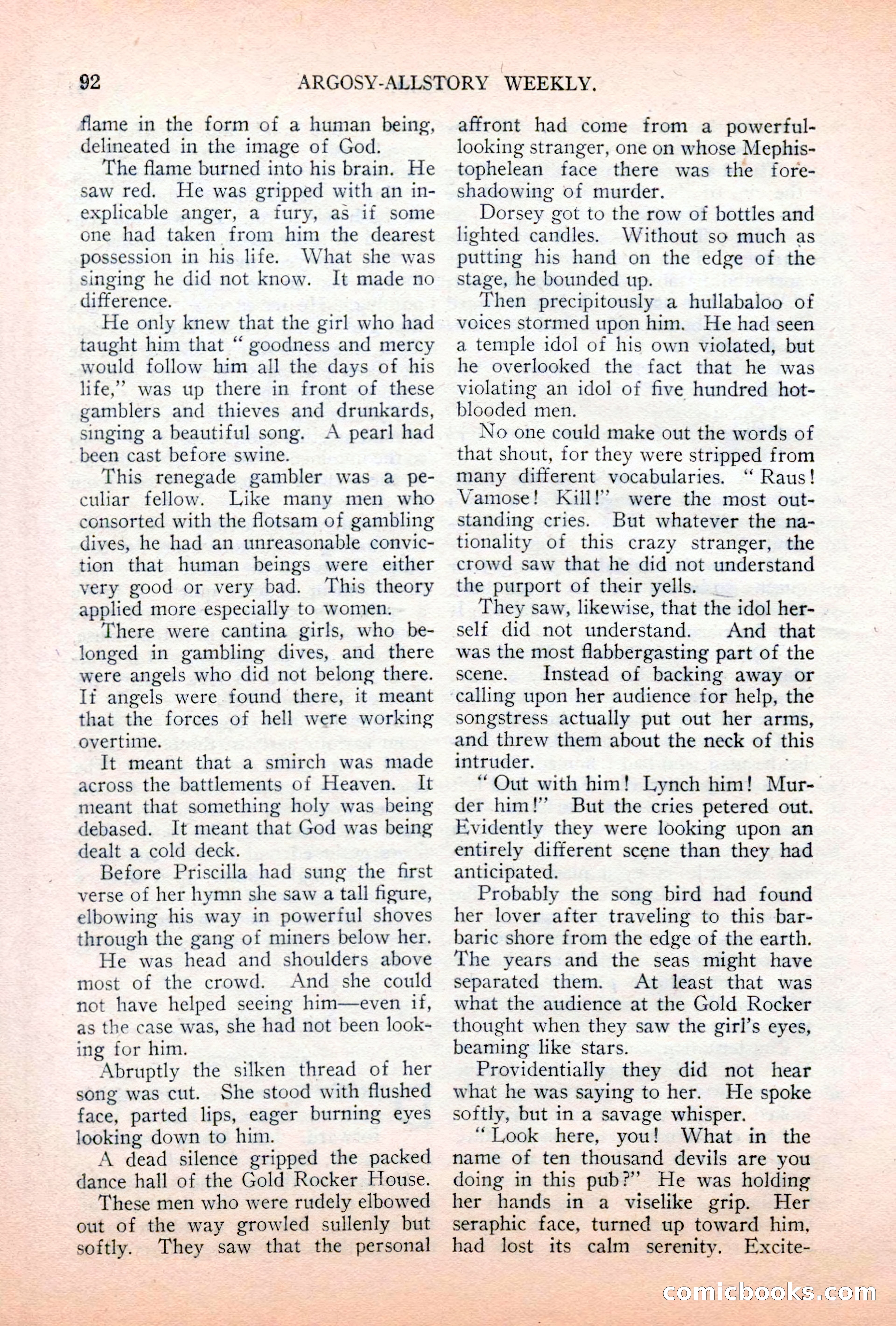 Argosy All-Story Weekly, April 7, 1928 — page 102 of 160