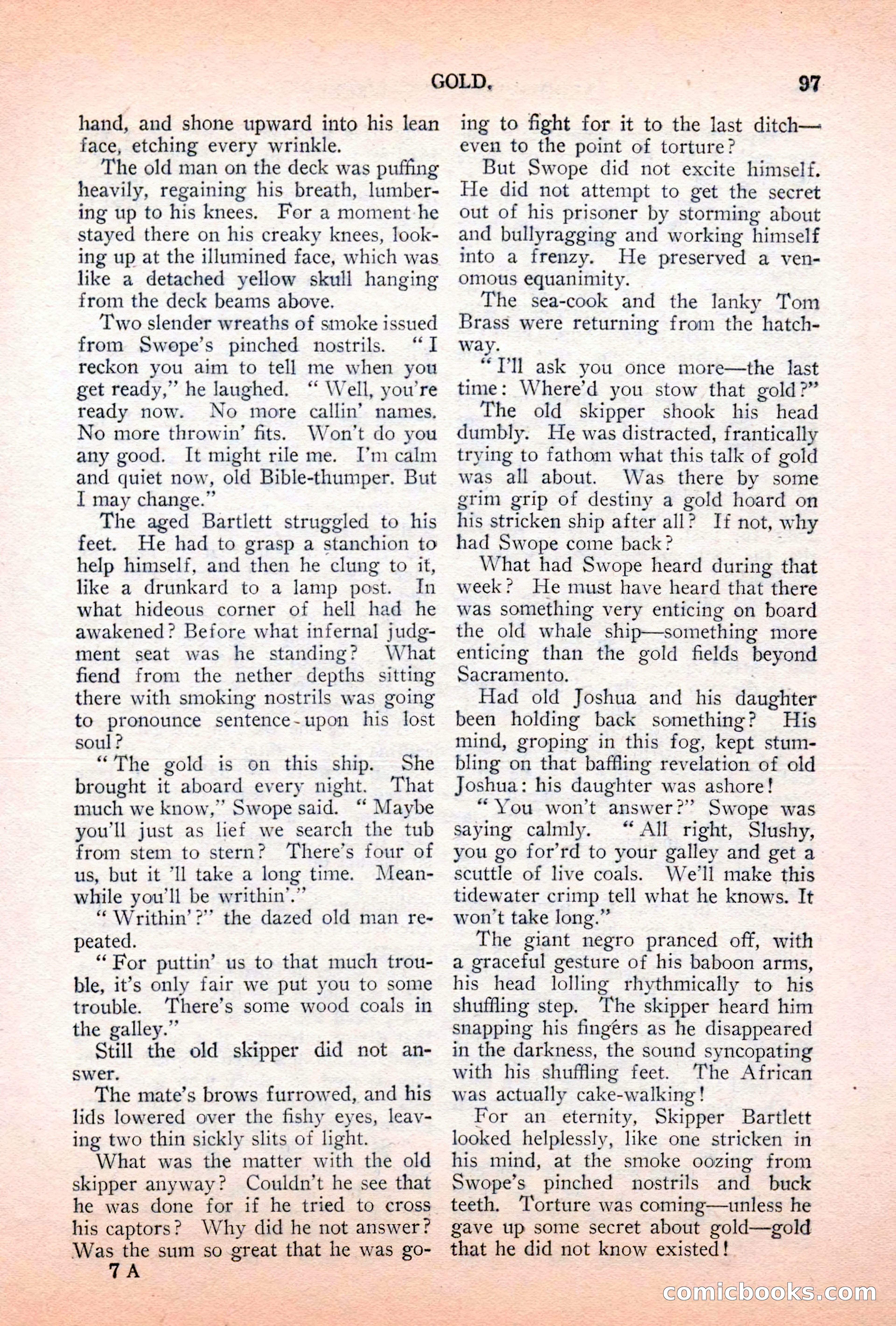 Argosy All-Story Weekly, April 7, 1928 — page 107 of 160