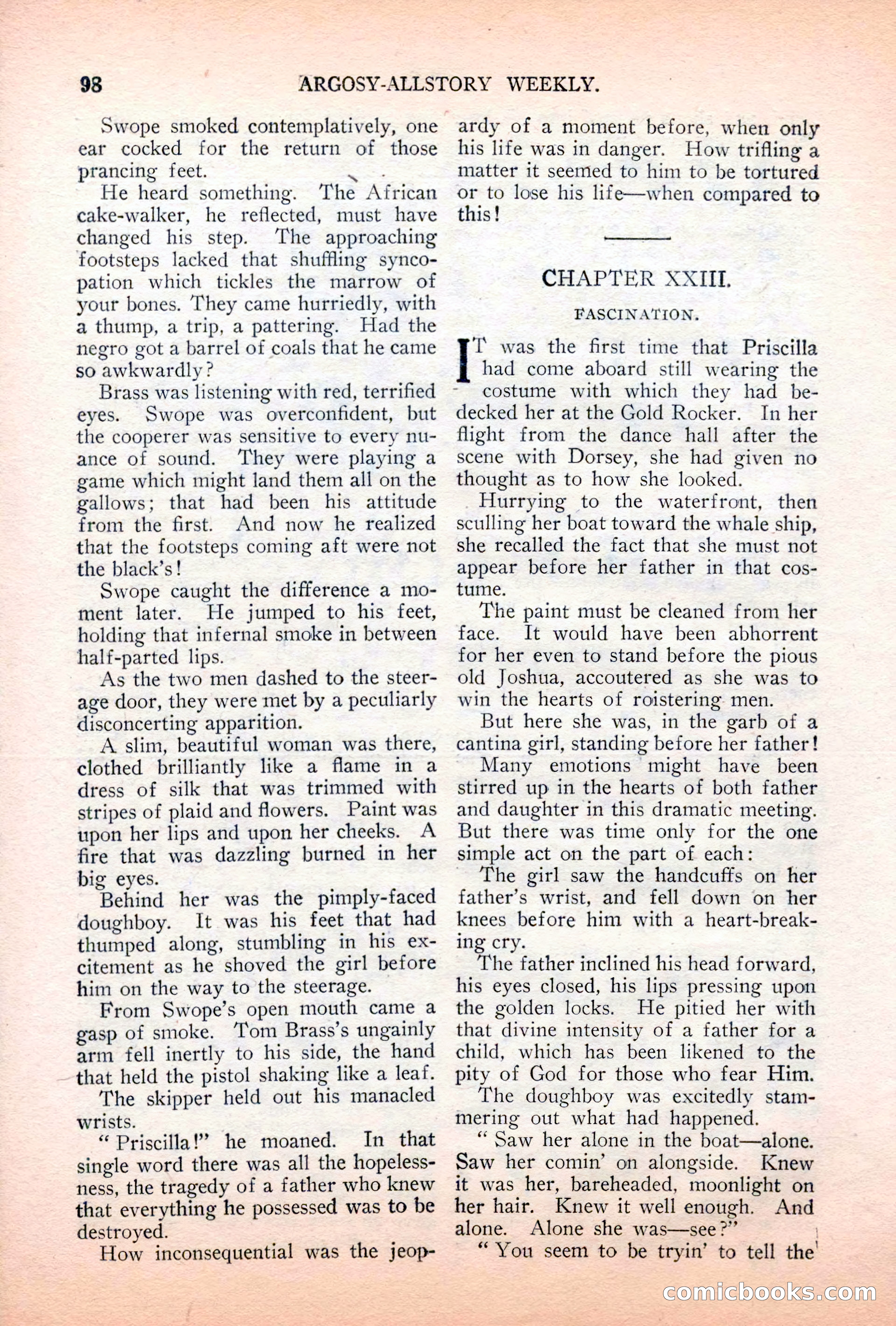 Argosy All-Story Weekly, April 7, 1928 — page 108 of 160