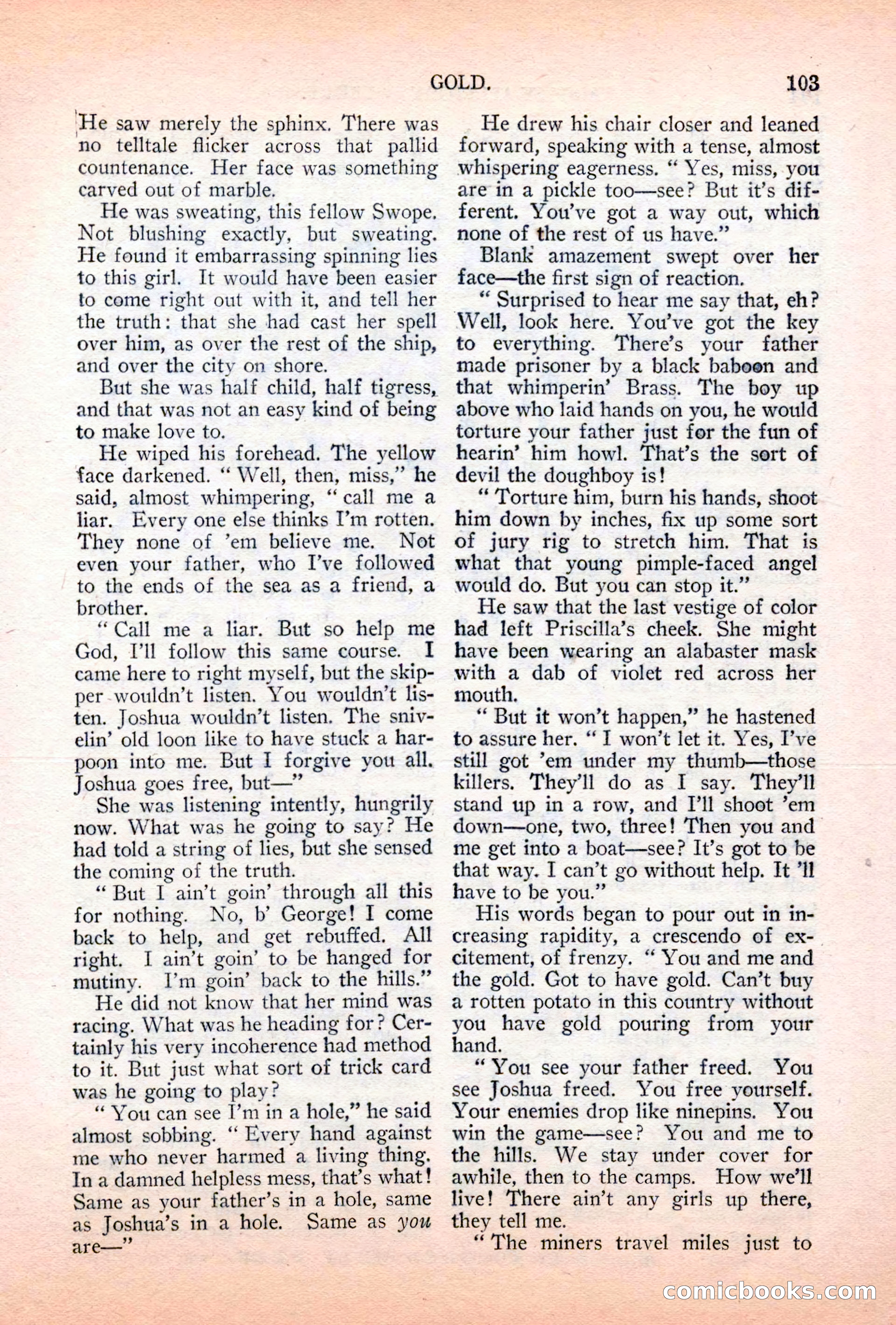 Argosy All-Story Weekly, April 7, 1928 — page 113 of 160