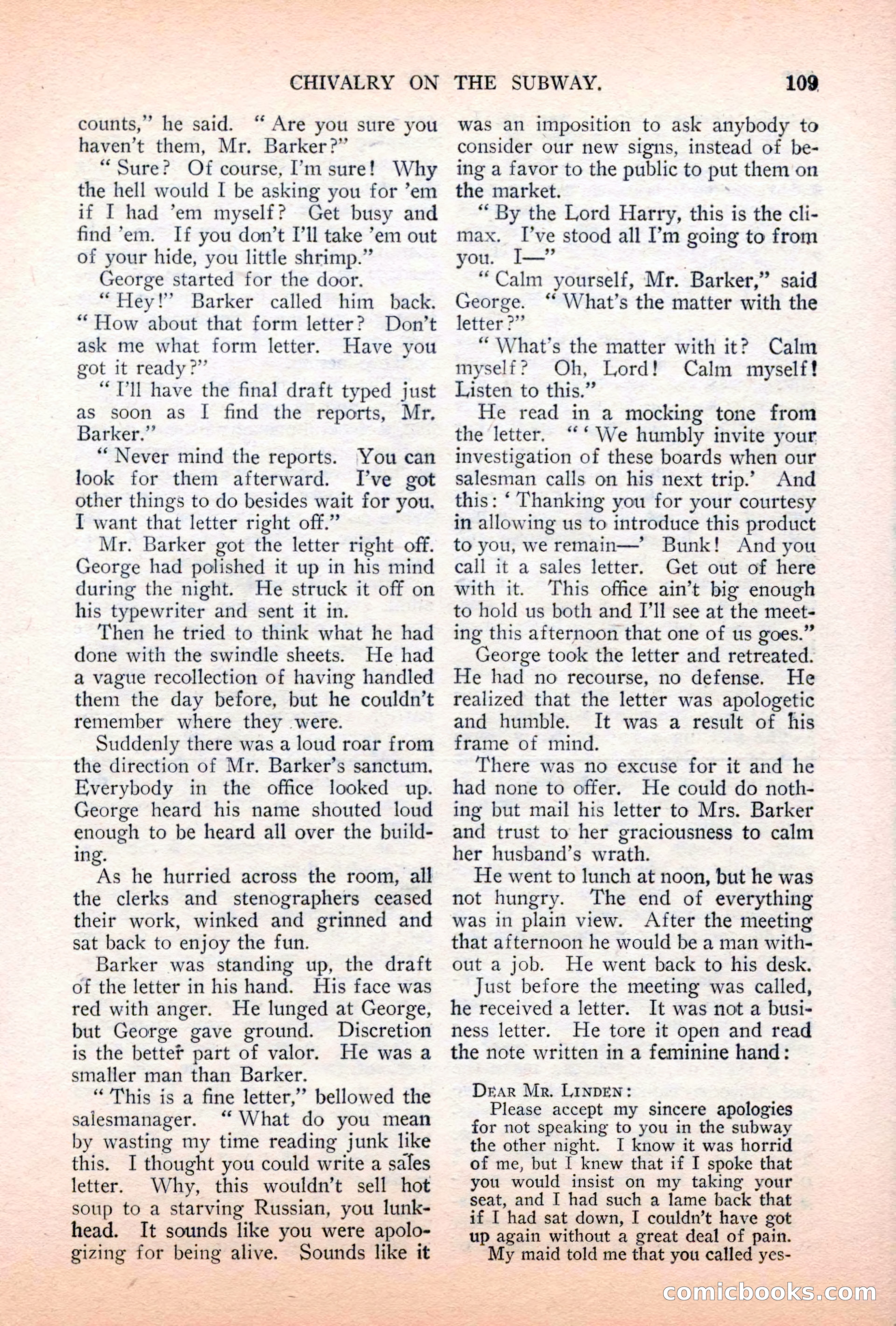 Argosy All-Story Weekly, April 7, 1928 — page 119 of 160