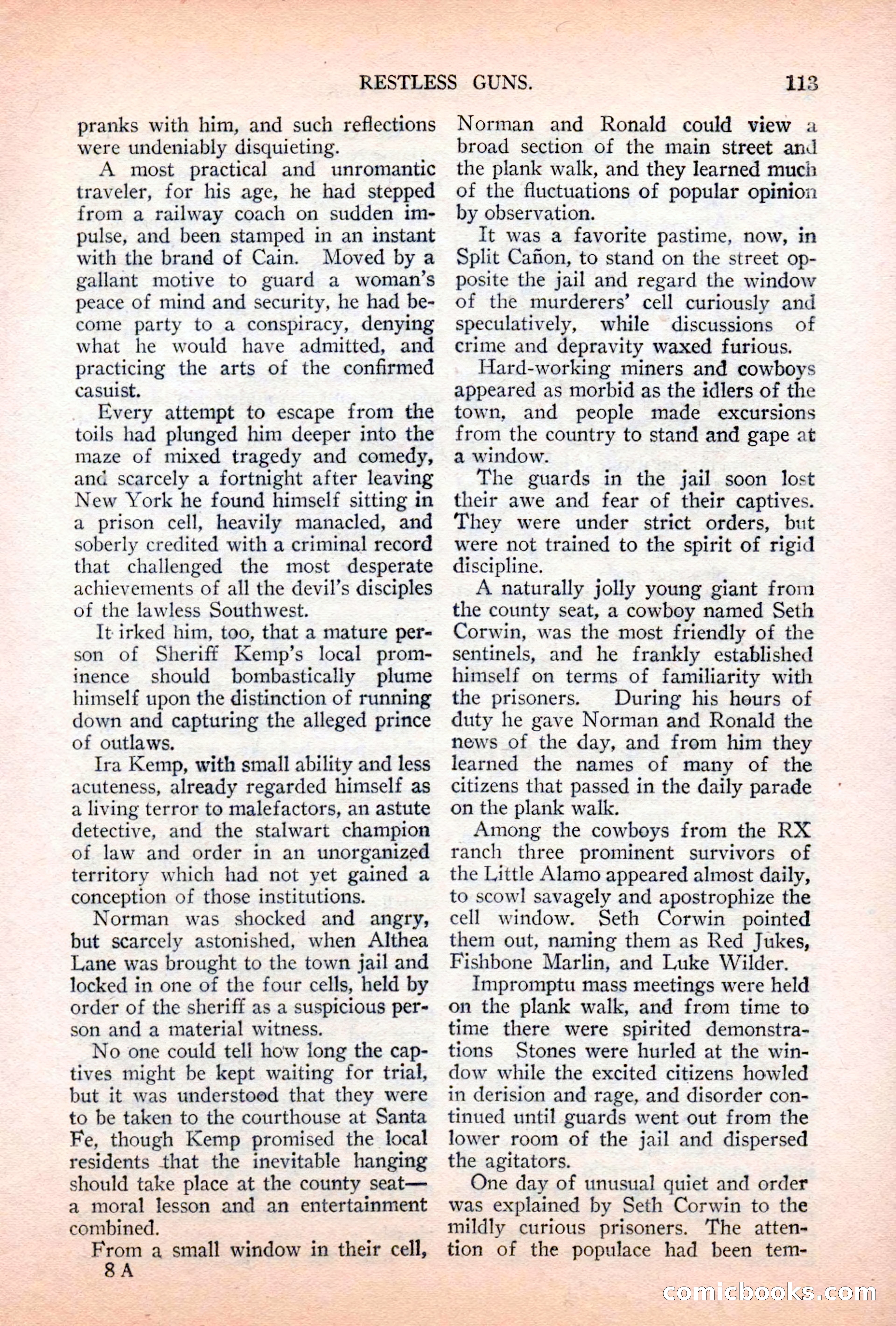Argosy All-Story Weekly, April 7, 1928 — page 123 of 160