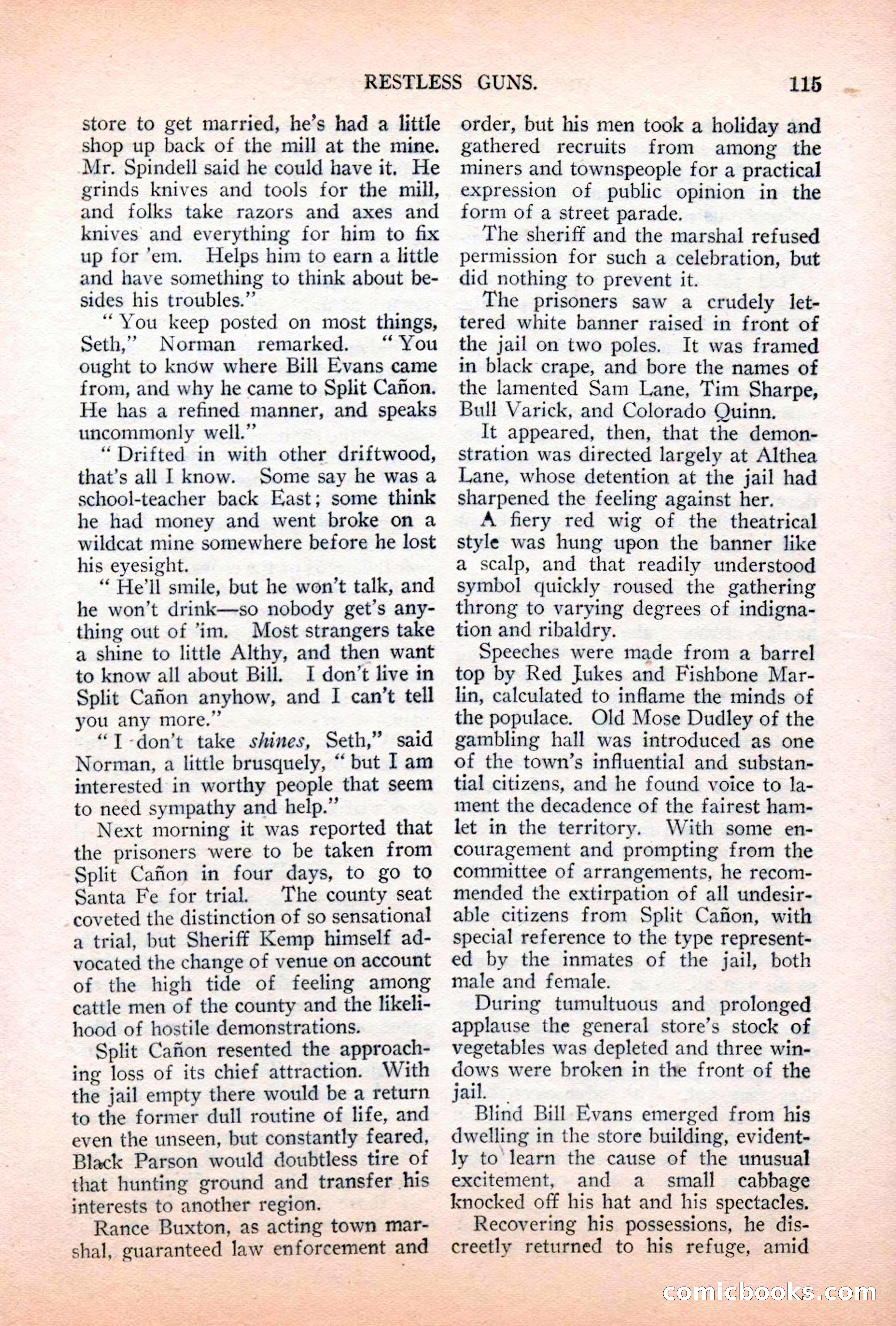Argosy All-Story Weekly, April 7, 1928 — page 125 of 160