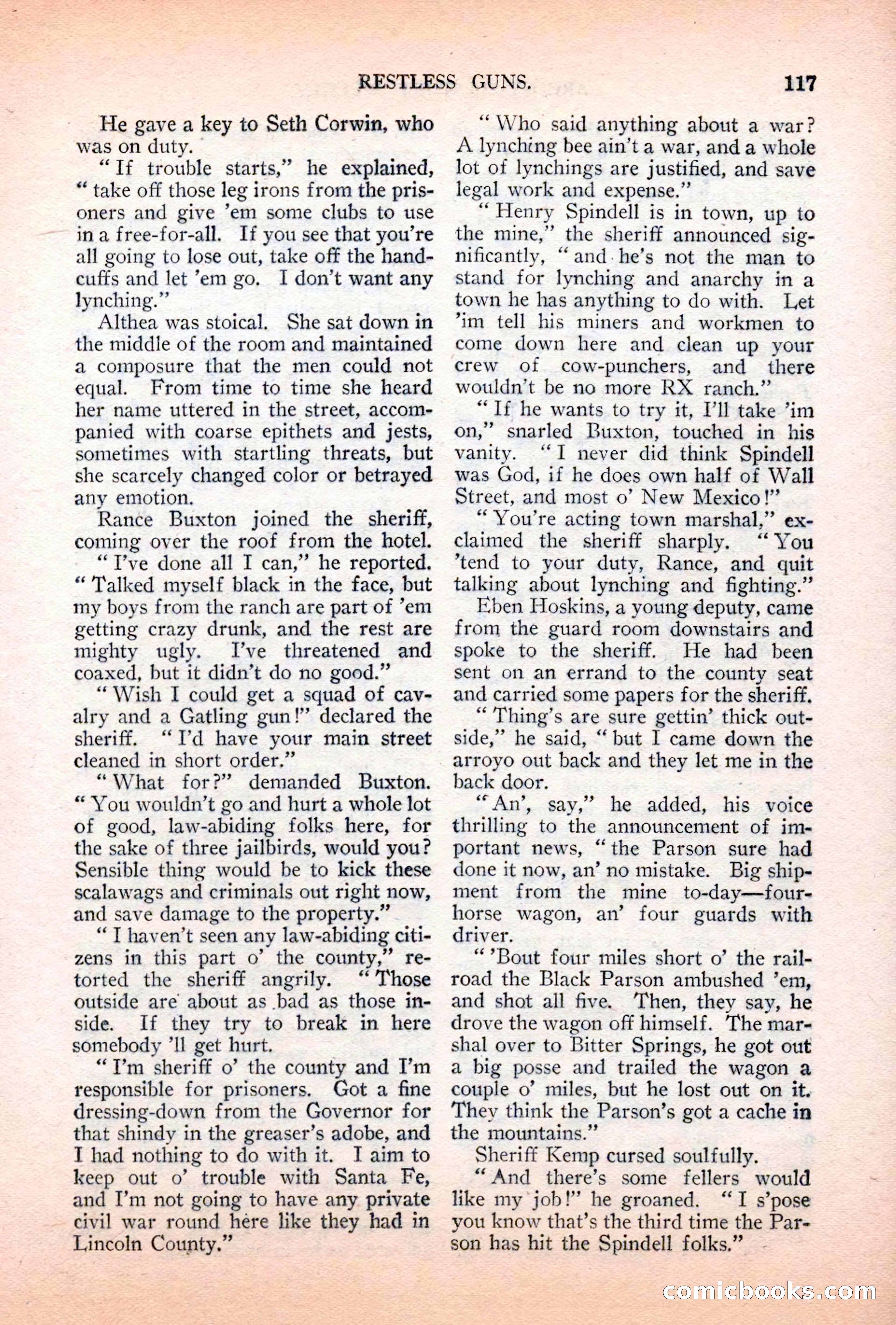 Argosy All-Story Weekly, April 7, 1928 — page 127 of 160