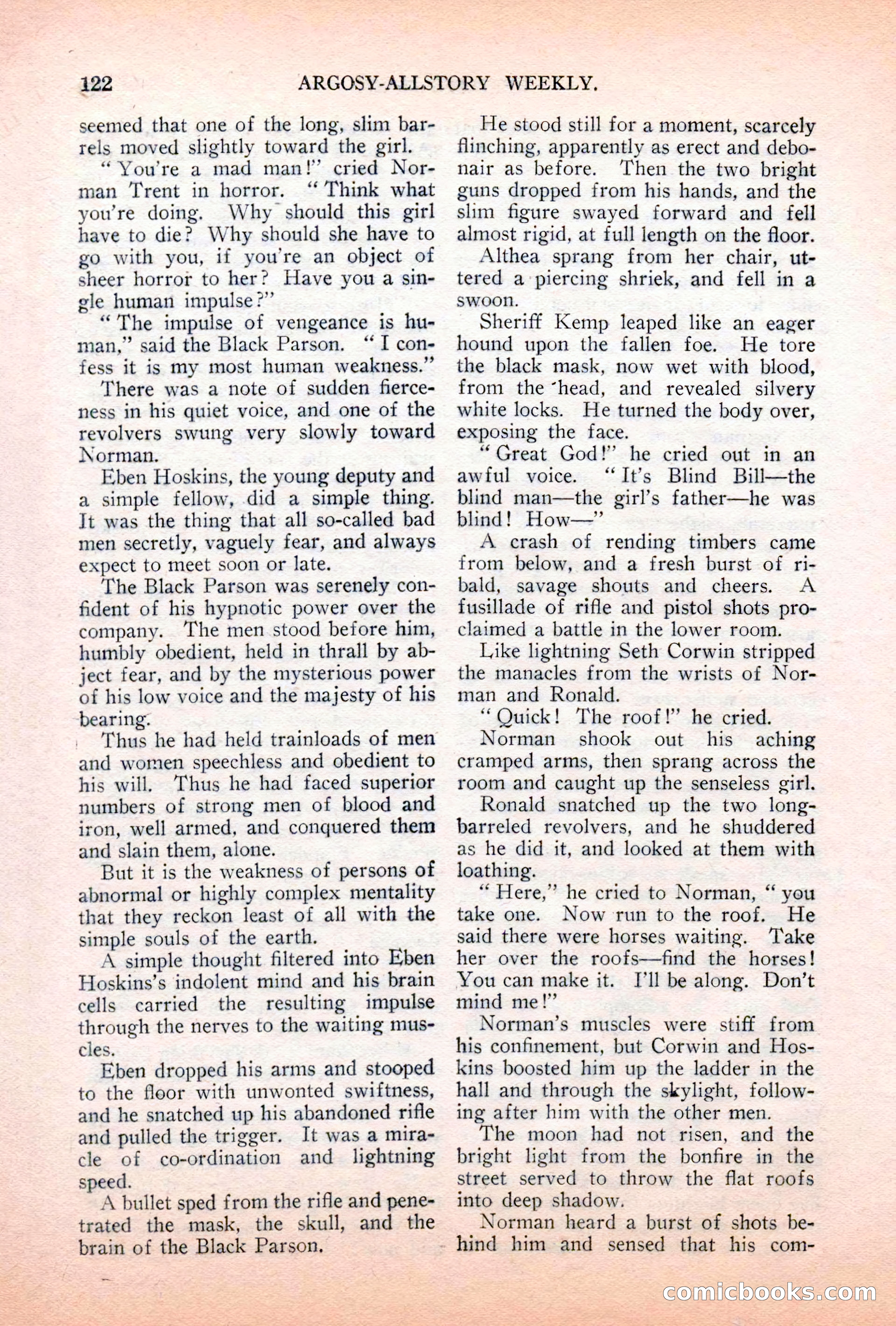 Argosy All-Story Weekly, April 7, 1928 — page 132 of 160