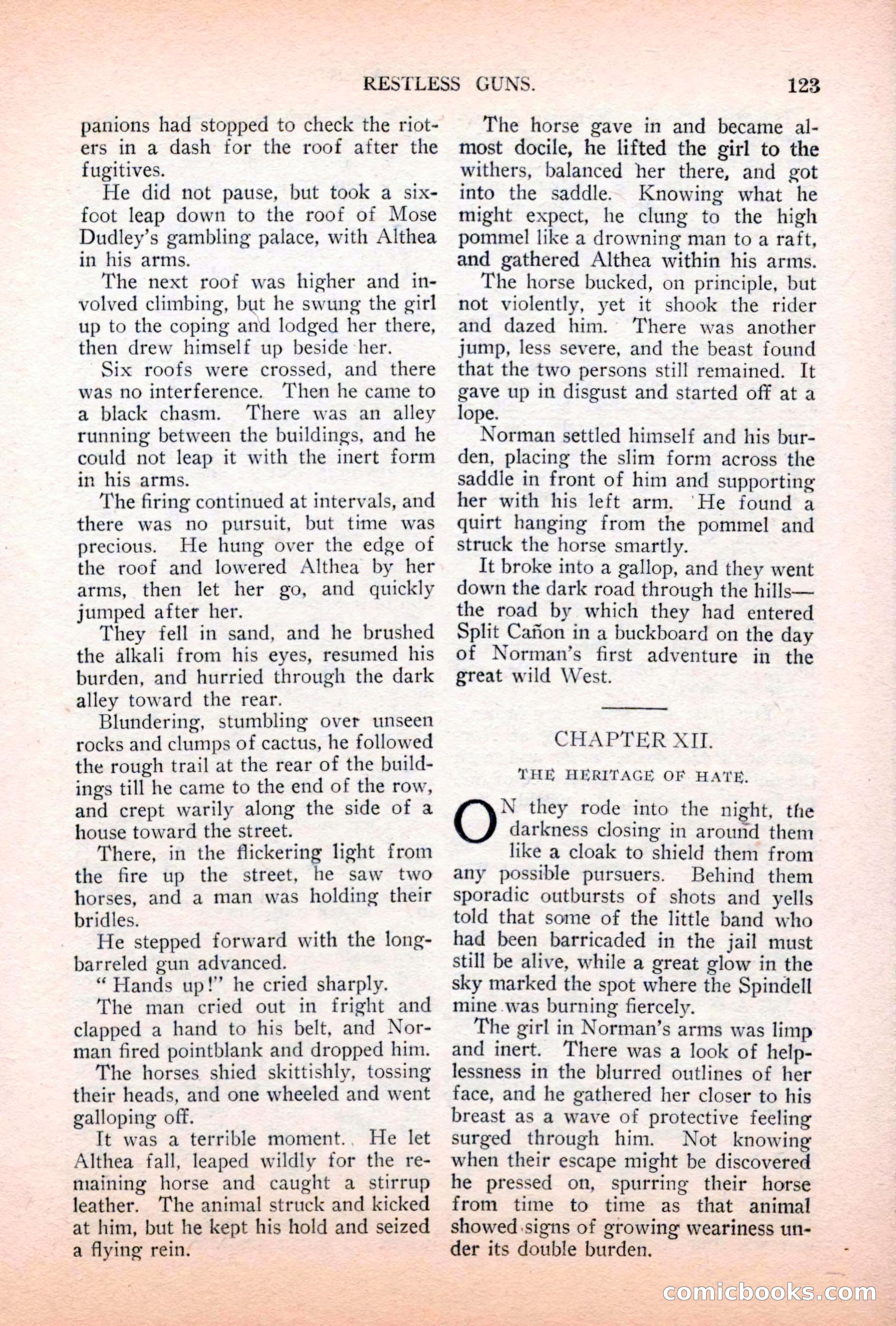 Argosy All-Story Weekly, April 7, 1928 — page 133 of 160