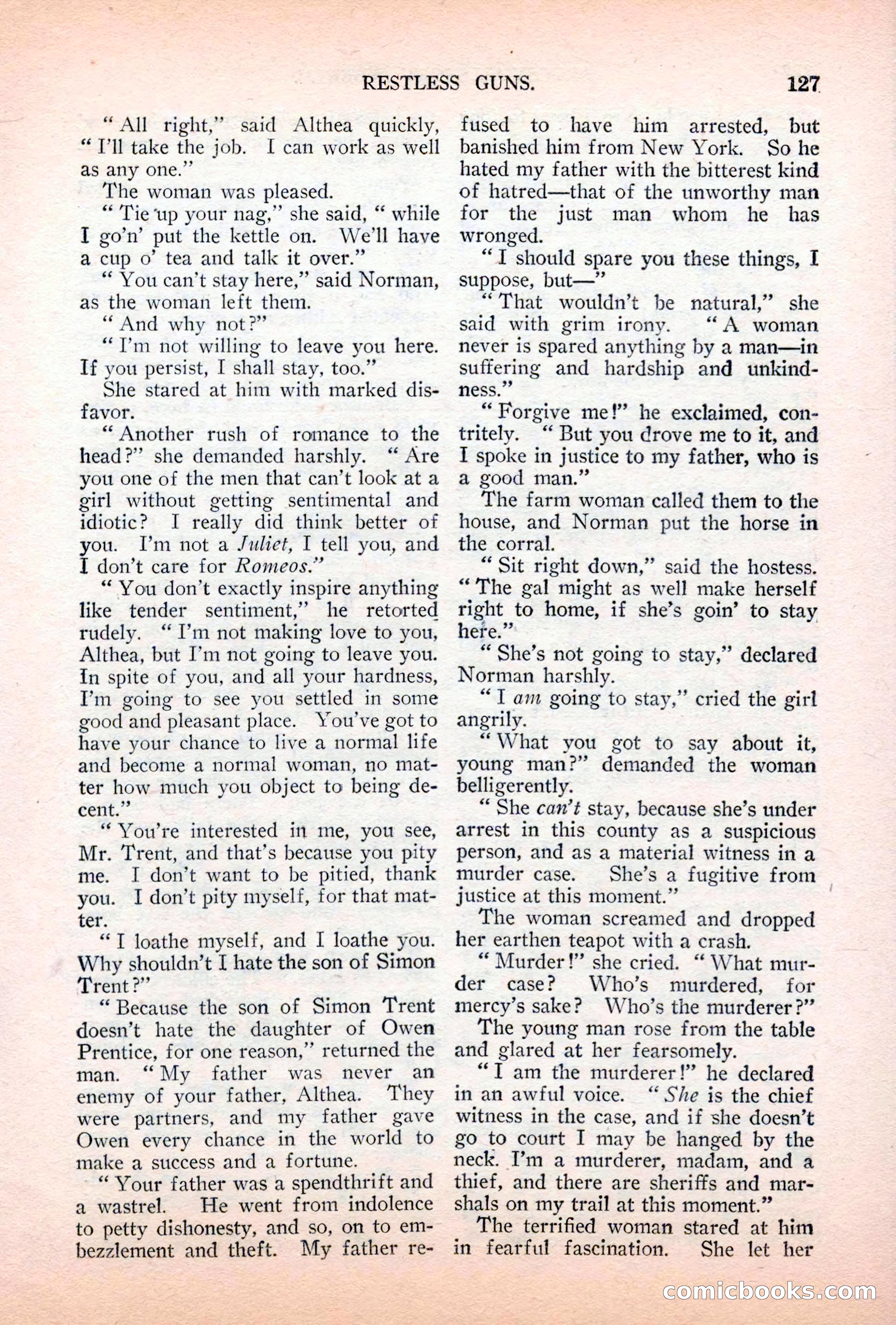 Argosy All-Story Weekly, April 7, 1928 — page 137 of 160