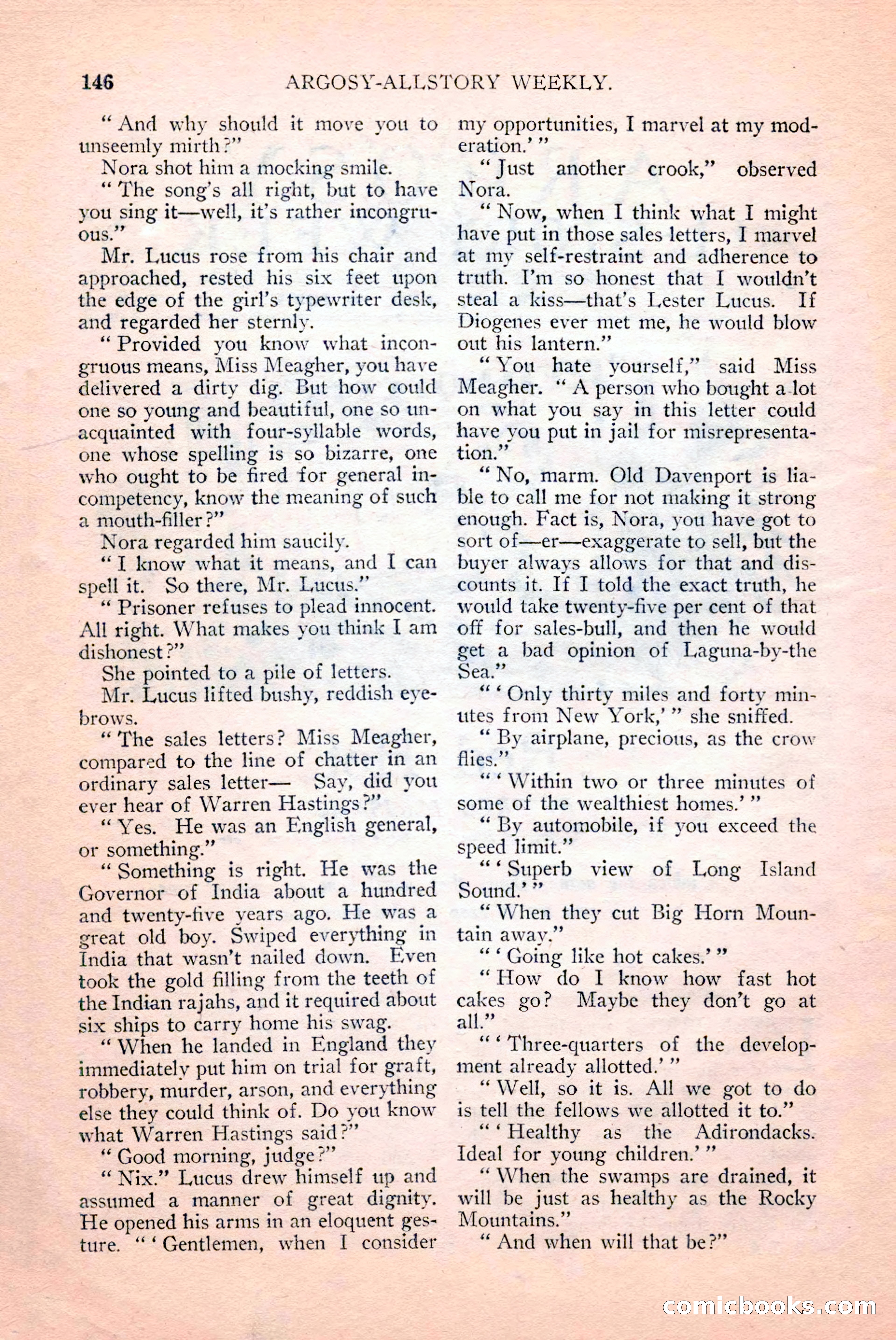 Argosy All-Story Weekly, April 14, 1928 — page 8 of 152
