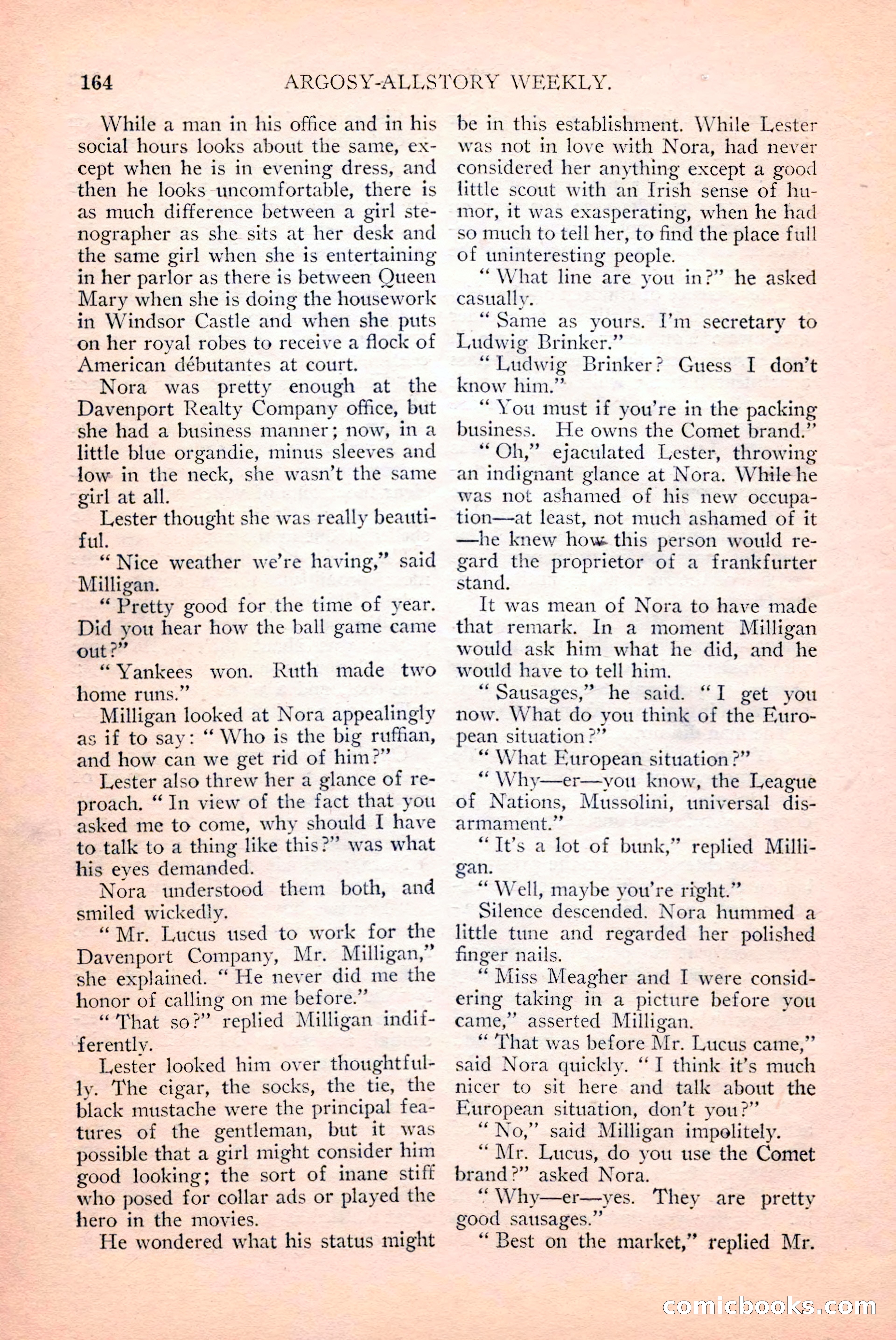 Argosy All-Story Weekly, April 14, 1928 — page 26 of 152