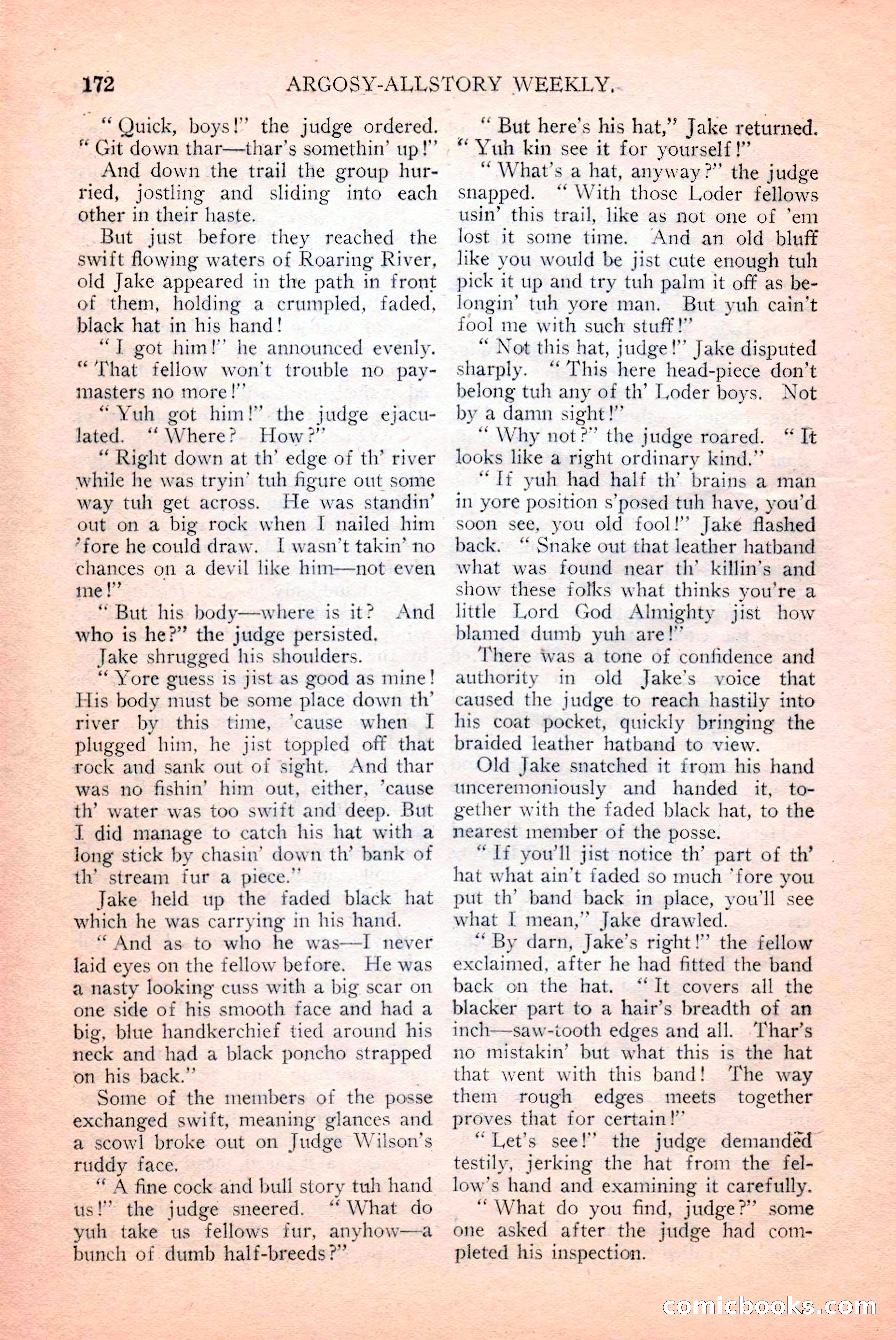 Argosy All-Story Weekly, April 14, 1928 — page 34 of 152
