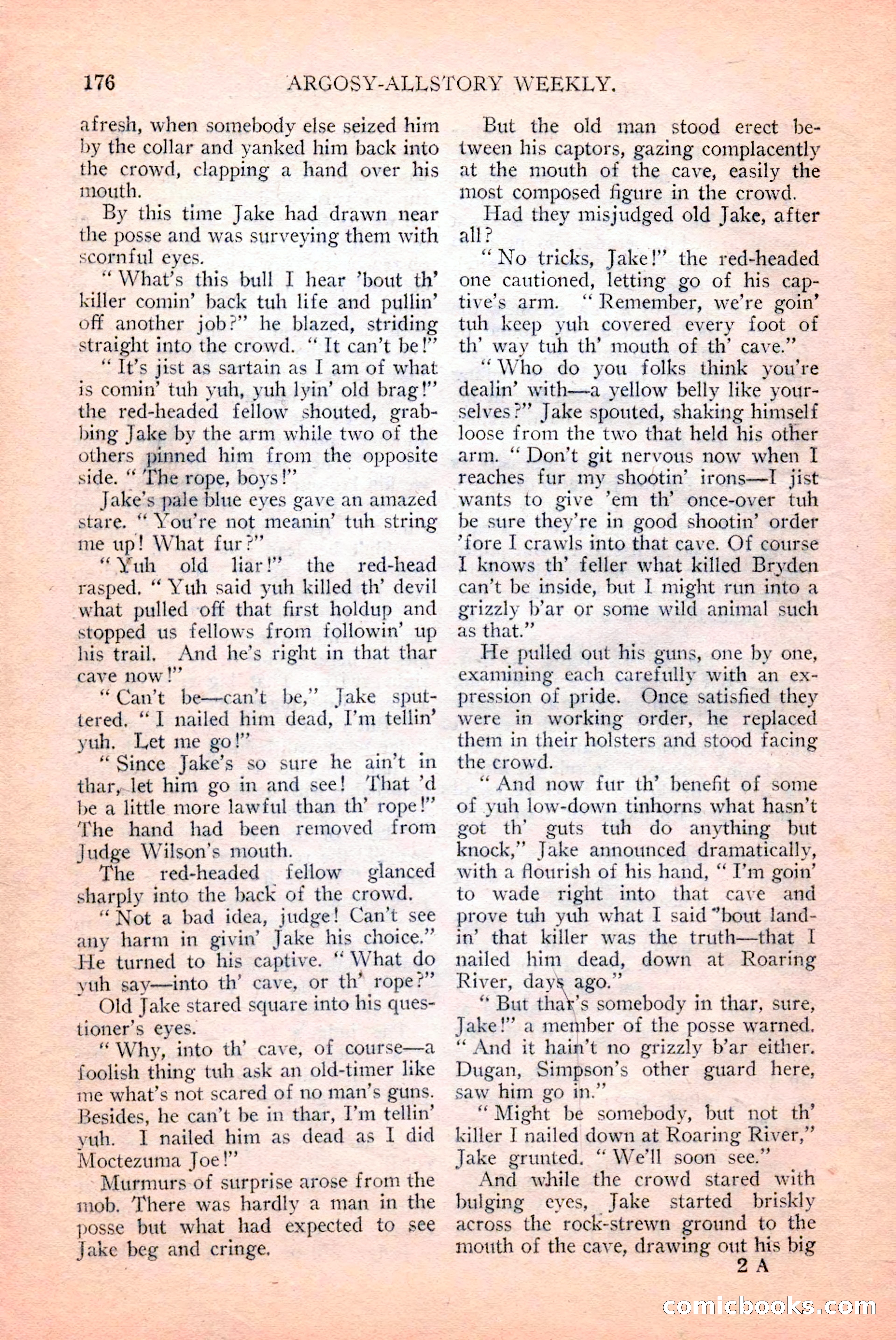 Argosy All-Story Weekly, April 14, 1928 — page 38 of 152