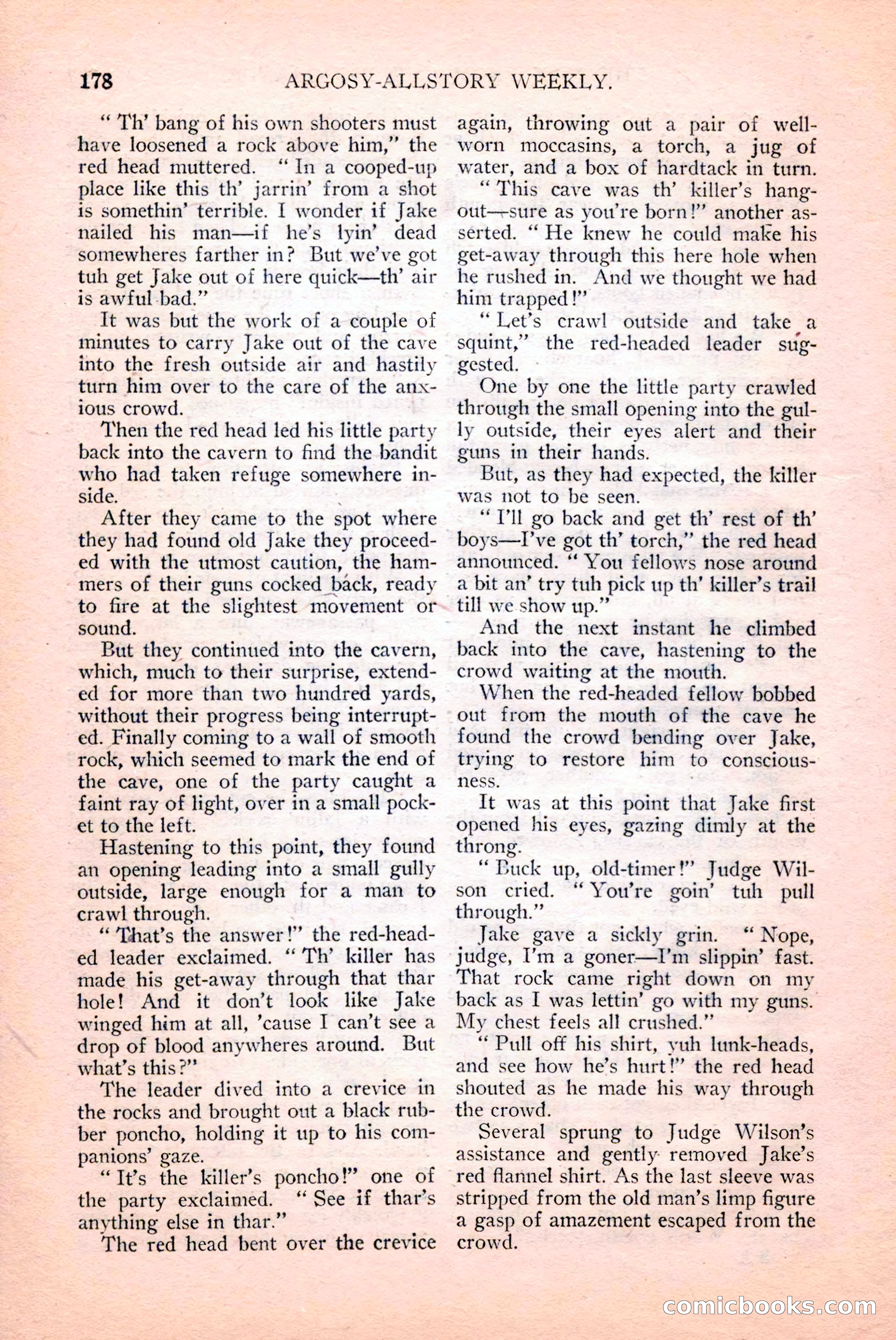 Argosy All-Story Weekly, April 14, 1928 — page 40 of 152