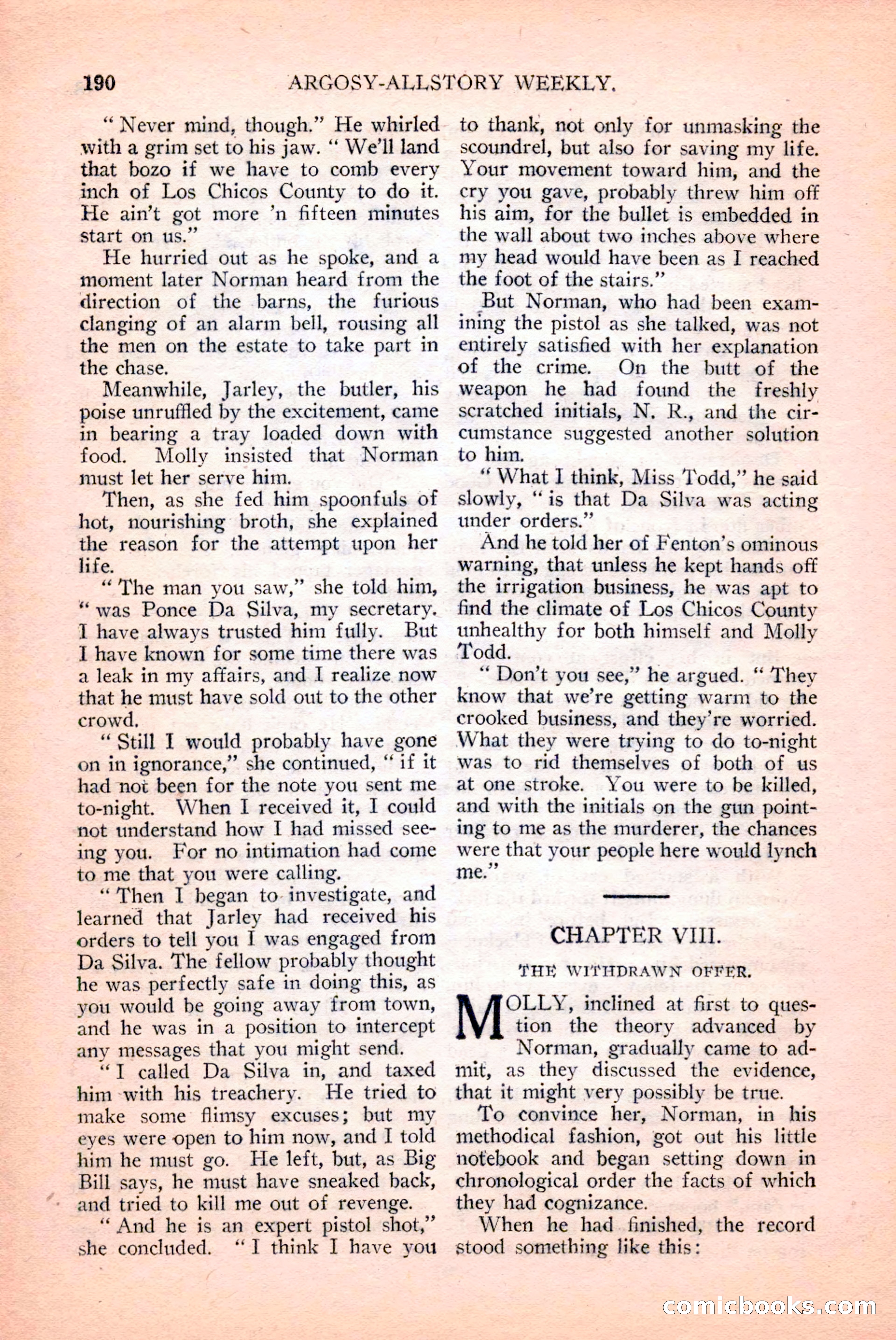Argosy All-Story Weekly, April 14, 1928 — page 52 of 152