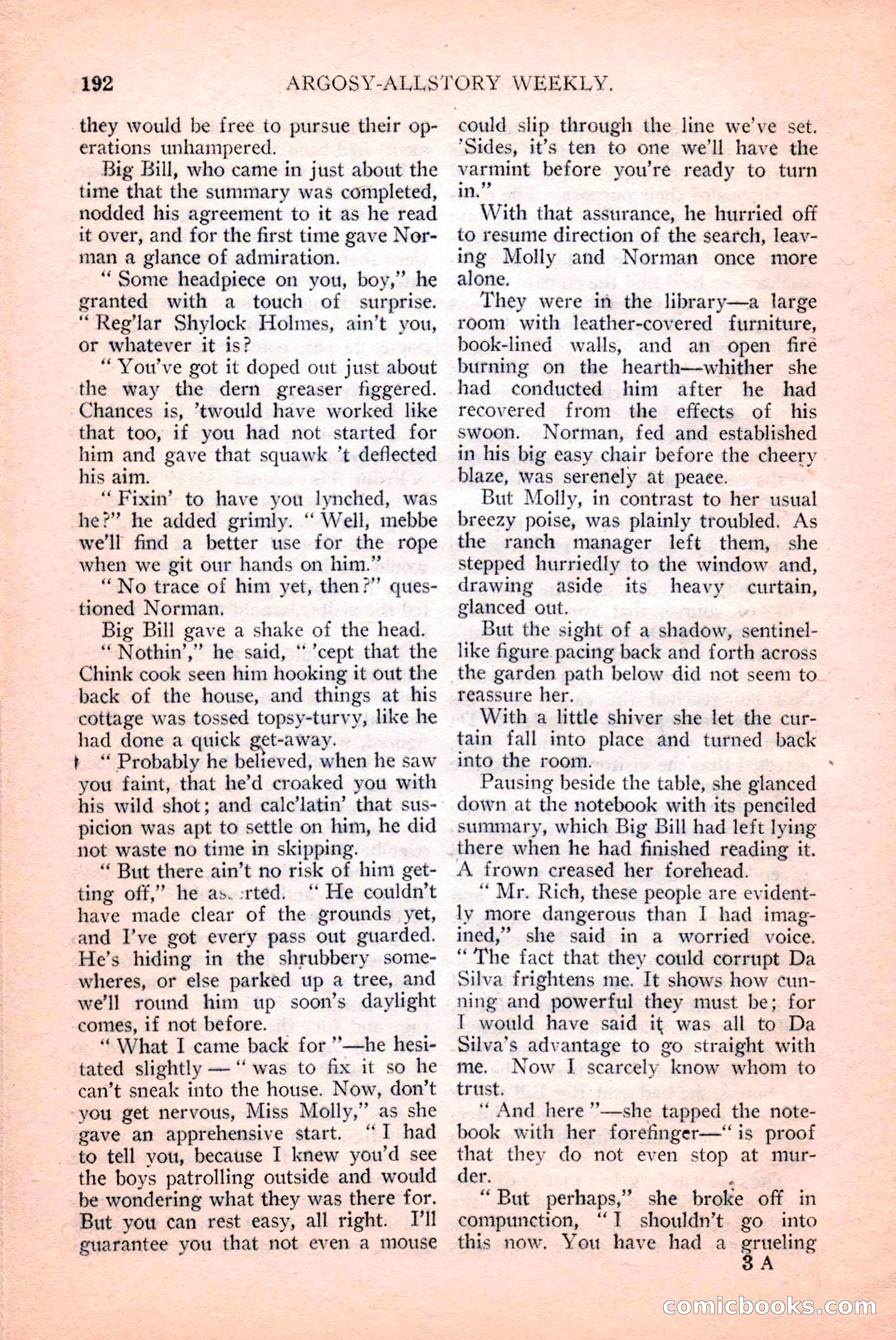 Argosy All-Story Weekly, April 14, 1928 — page 54 of 152