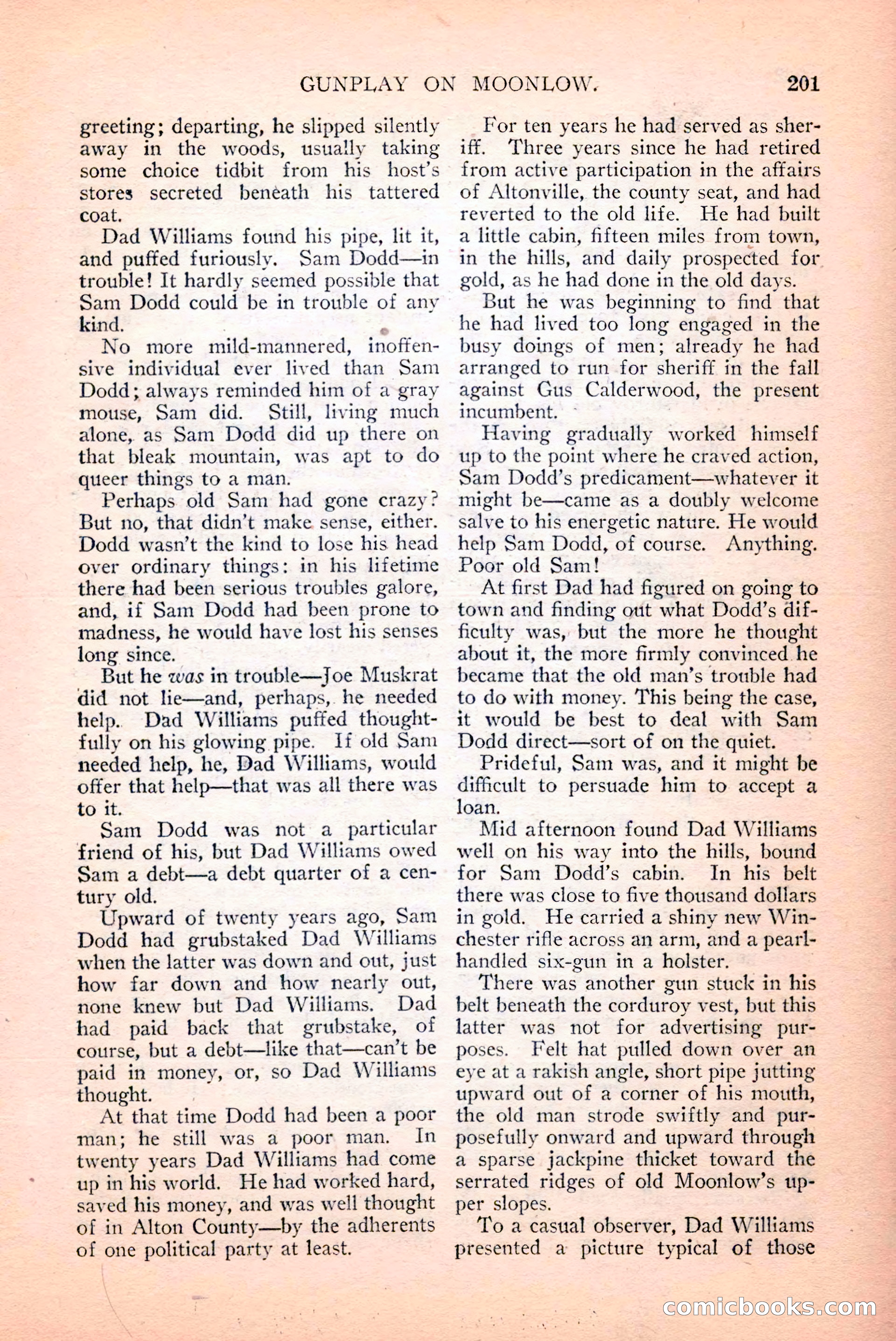 Argosy All-Story Weekly, April 14, 1928 — page 63 of 152