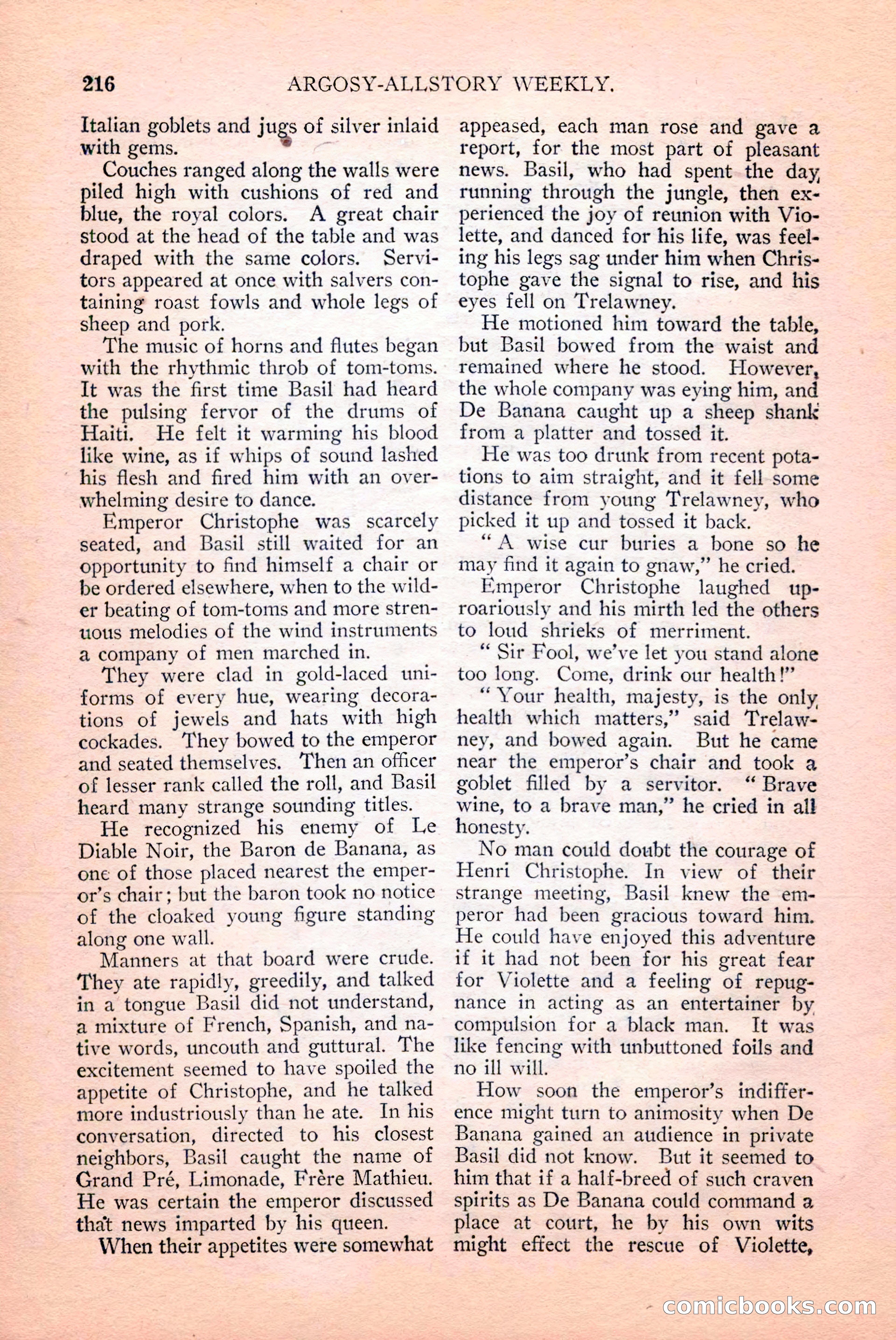 Argosy All-Story Weekly, April 14, 1928 — page 78 of 152