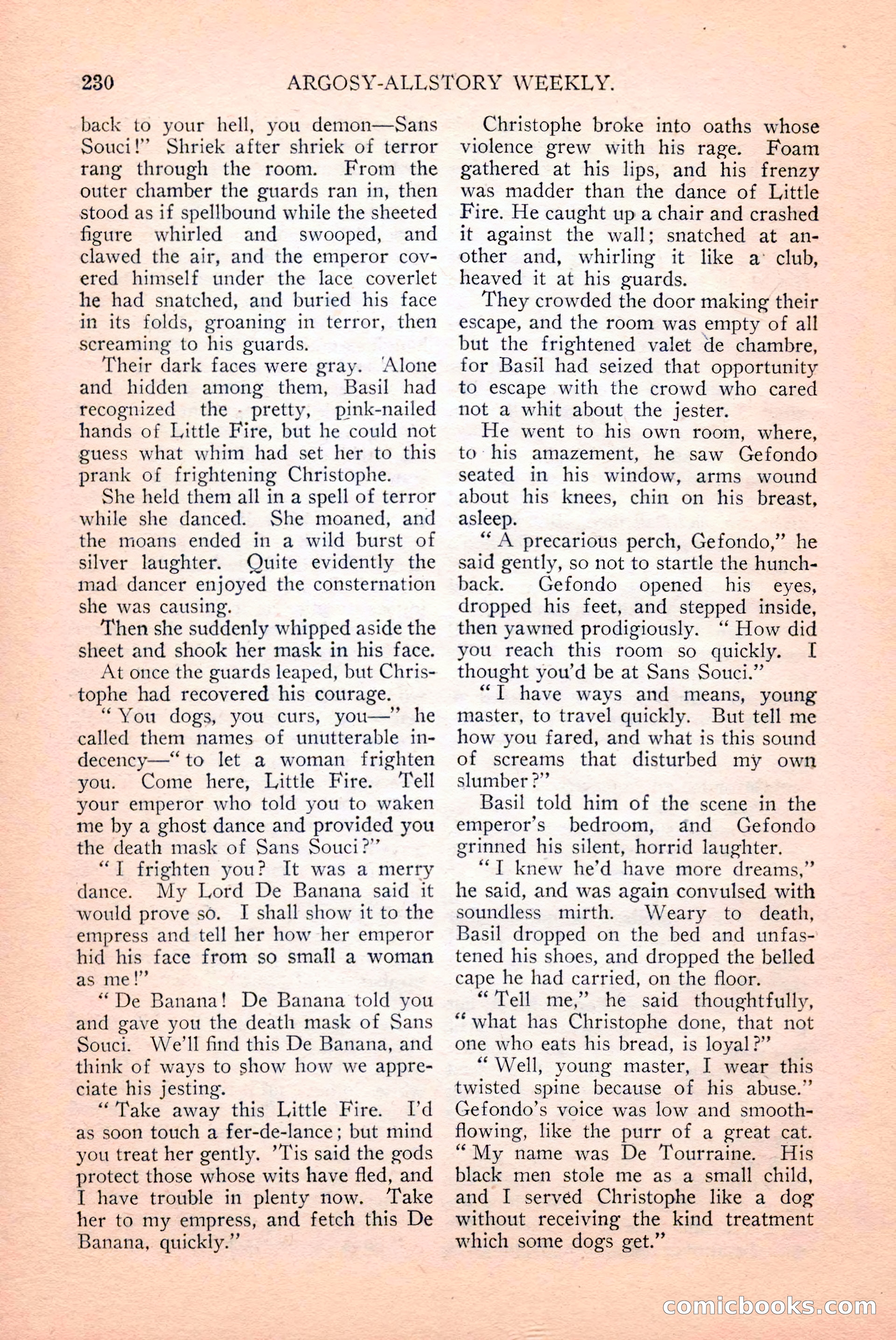 Argosy All-Story Weekly, April 14, 1928 — page 92 of 152